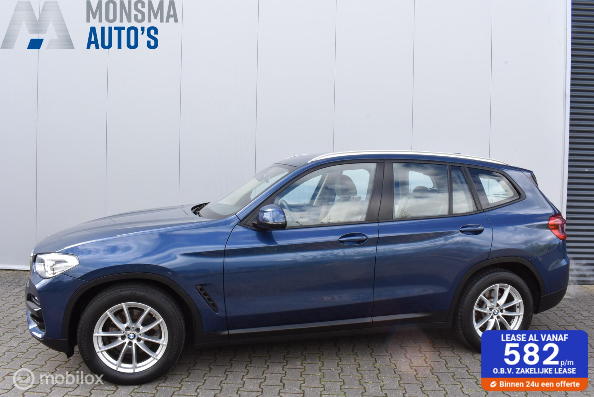 BMW X3 xDrive20i High Exe 2019 1e Eignr! Leder Navi LED Sportstoelen Stoelverwarming Trekhaak 2019 - voorkant
