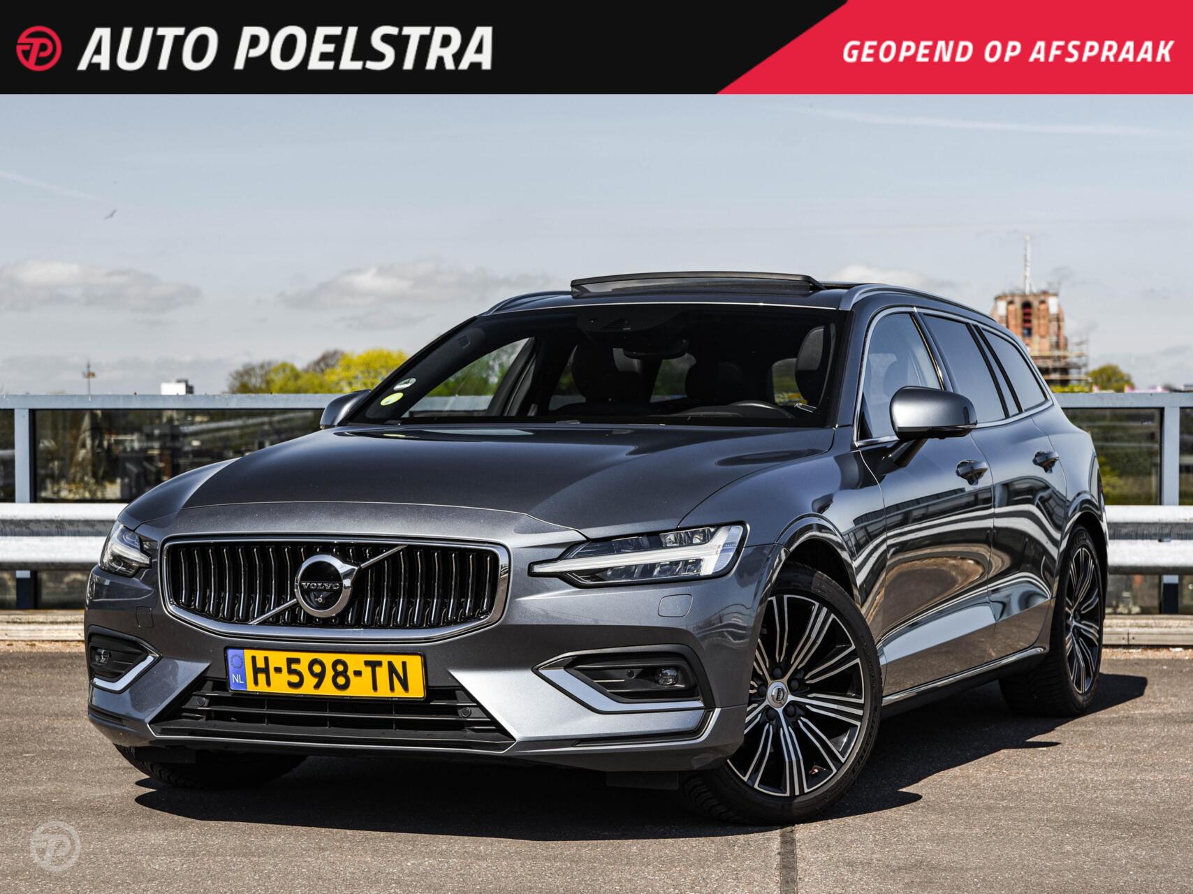 Volvo V60 2.0 D4 Inscription | Panoramadak | Intellisafe Pro Line | 360 Camera | HUD | Standkachel | Harman Kardon | Trekhaak | Leder | LED | Keyless | 18" | Dealeronderhouden 2019 - voorkant