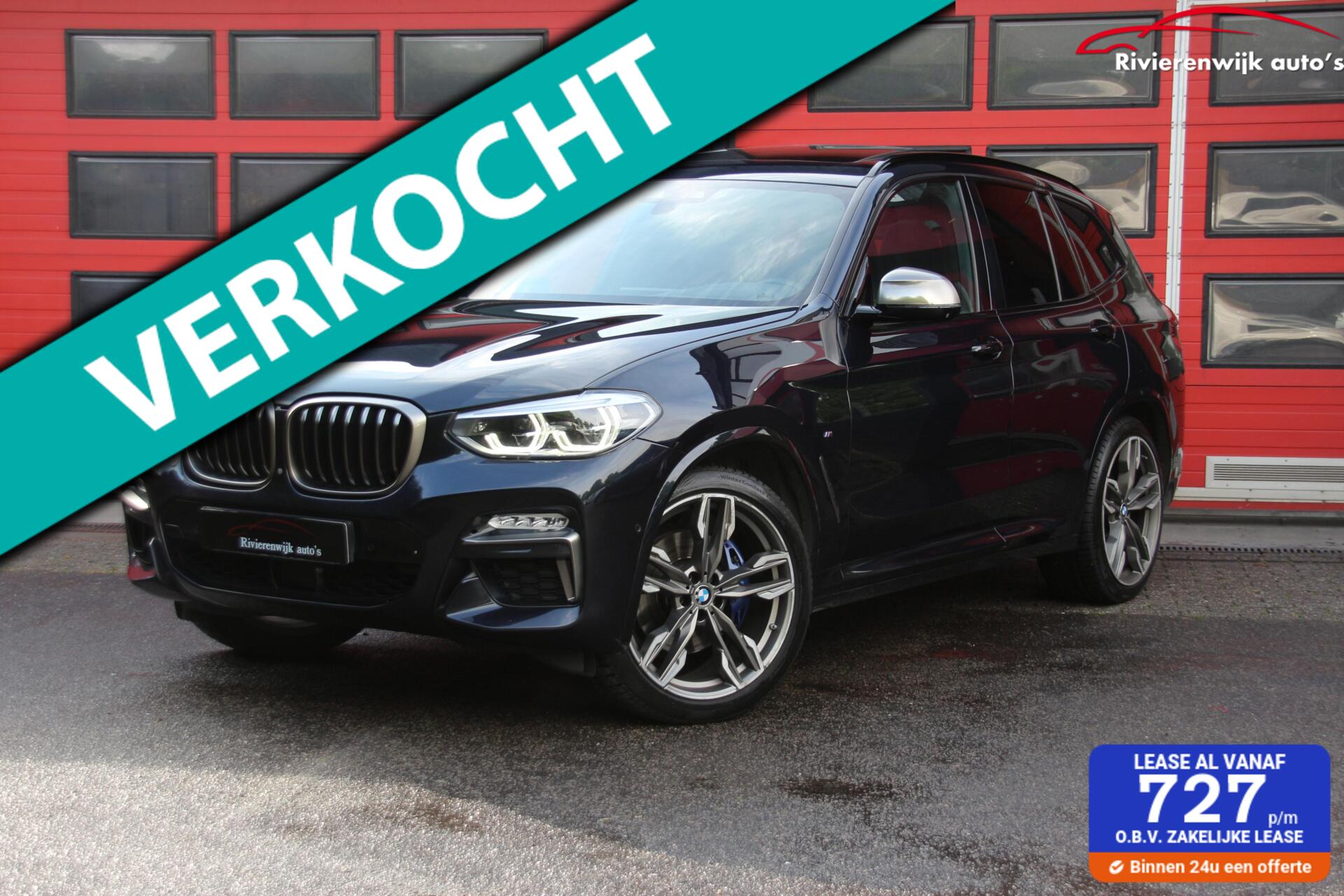 BMW X3 M40i M40i xDrive High Executive Pano HUD H&K 360 354PK Vol 2019 - voorkant