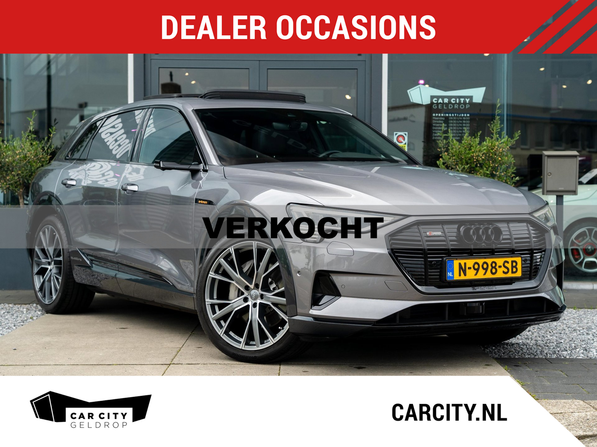 Audi Audi E-tron E-tron 55 quattro advanced Pro Line Plus 95 kWh 2019 - voorkant
