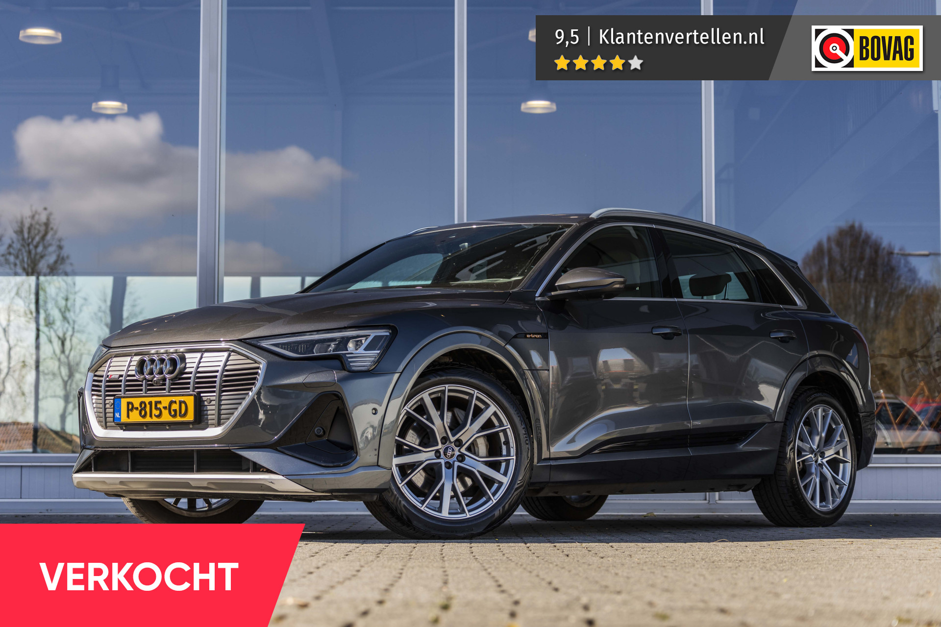 Audi E-tron 55 quattro S edition 95 kWh 2022 - voorkant