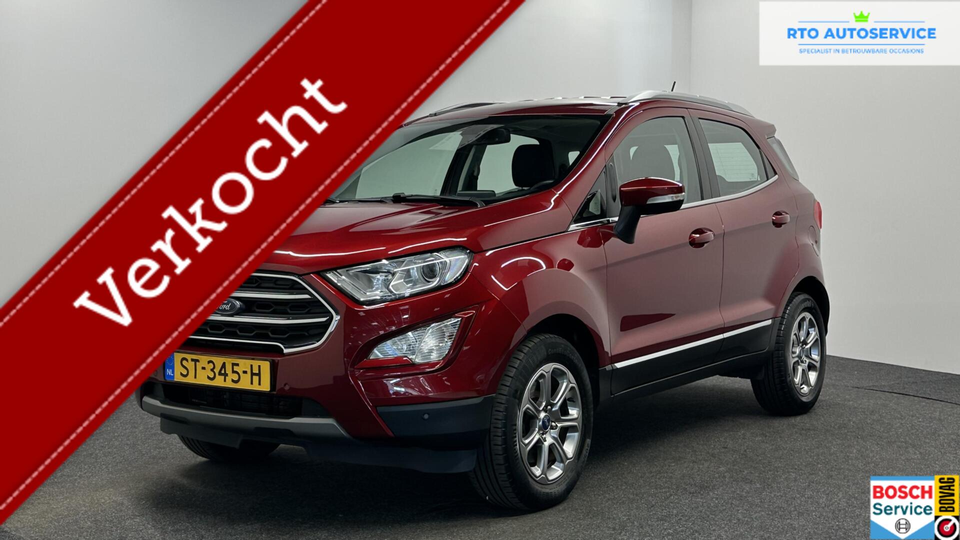 Ford Ecosport 1.0 EcoBoost Titanium CARPLAY NAVI CRUISE ECC LM 16000 KM. 2018 - voorkant