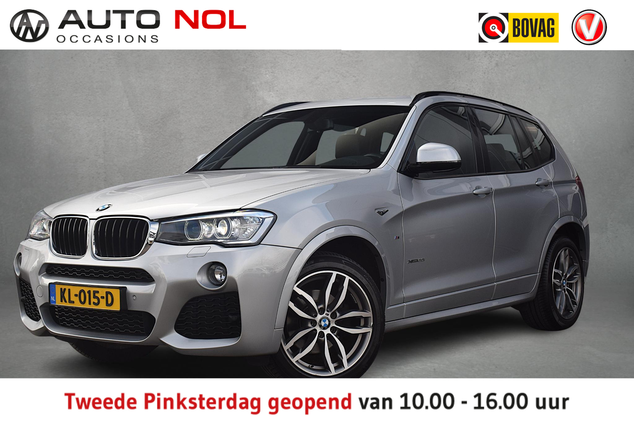 BMW X3 xDrive20i Centennial High Executive 2016 - voorkant
