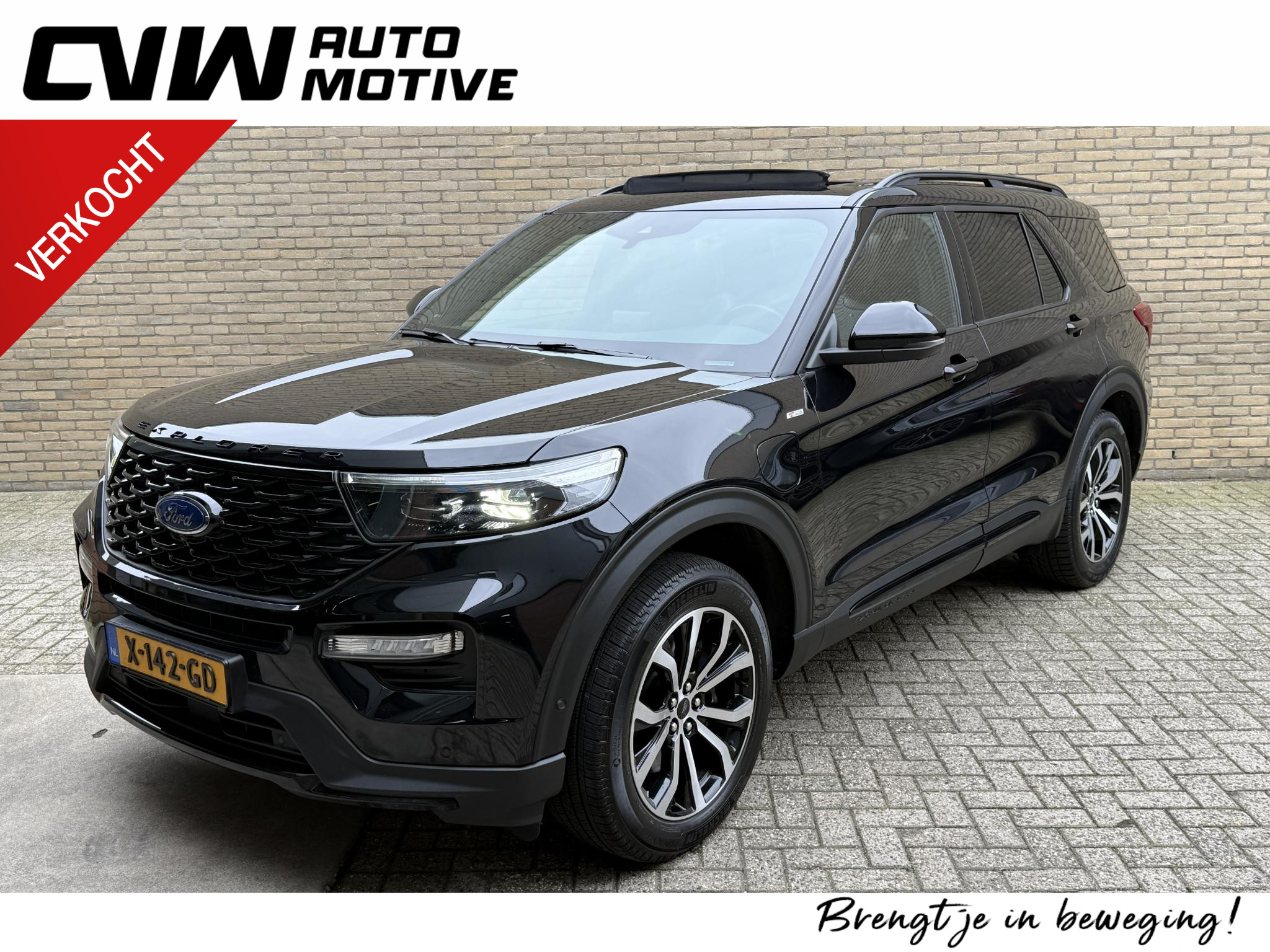 Ford Explorer 3.0 V6 EcoBoost PHEV 457pk ST-Line | 7-persoons | 2023 - voorkant
