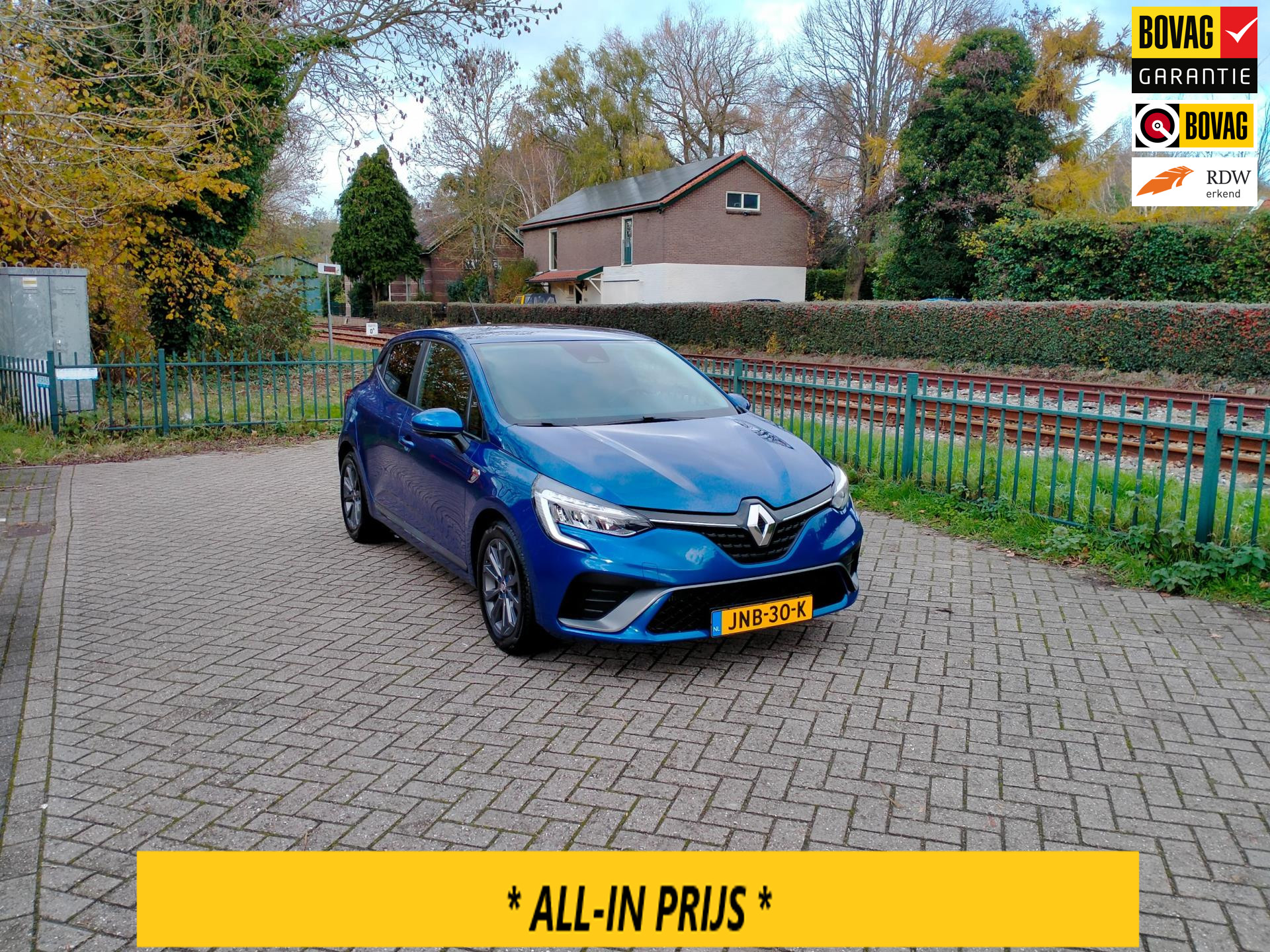 Renault Clio 1.0 TCe R.S. Line navi cruise stoelvew. ALLINPRIJS 2020 - voorkant