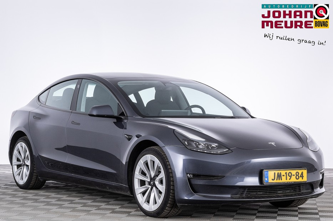 Tesla Model 3 Long Range AWD 75 kWh | LEDER | PANORAMADAK *BEVRIJDINGSDAG 05 mei OPEN!* 2023 - voorkant