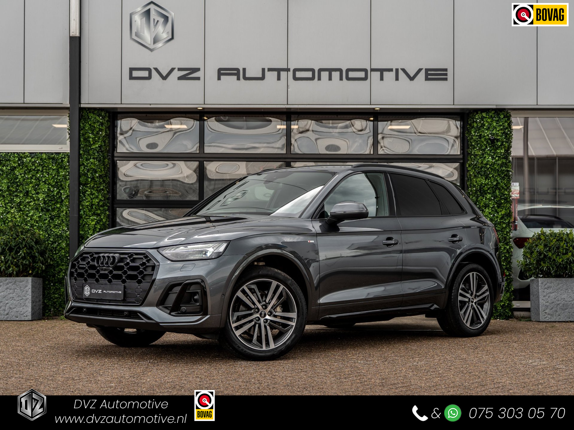 Audi Q5 40 TFSI S edition | Matrix | ACC | Surround View | BTW 2022 - voorkant
