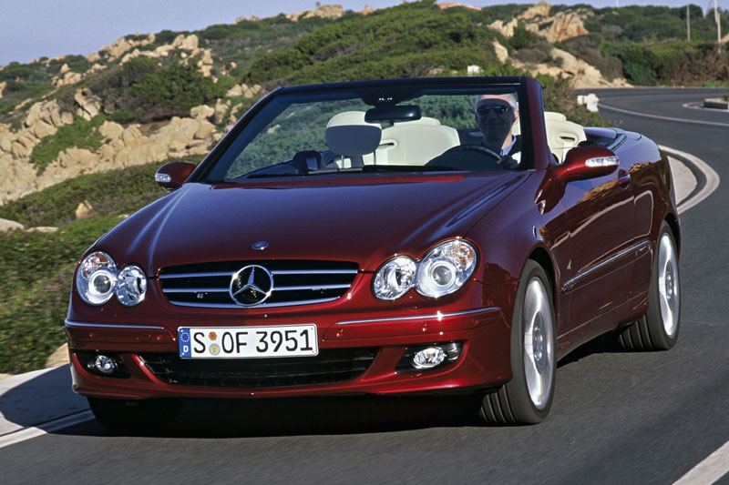 Mercedes-Benz Clk-klasse Cabrio 200 K. Elegance 2007 - voorkant