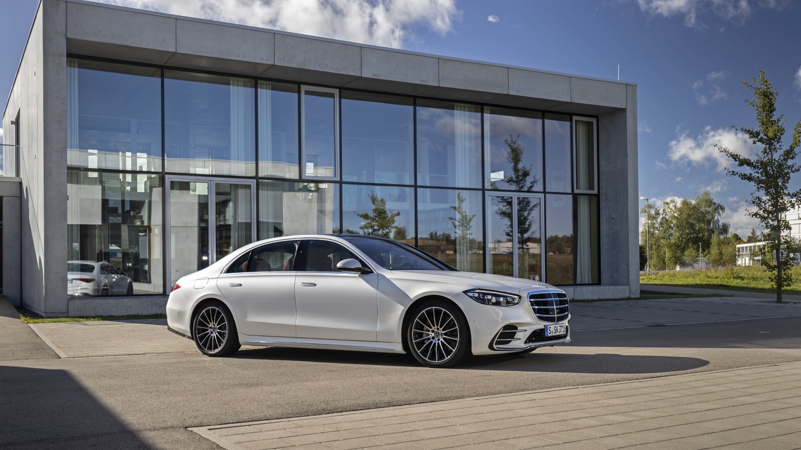 Mercedes-Benz S-klasse 400d 4MATIC Lang AMG Line 2021 - voorkant