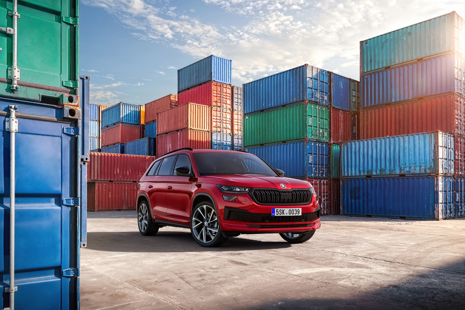 Skoda Kodiaq 1.5 TSI Sportline Business 7p. 2023 - voorkant