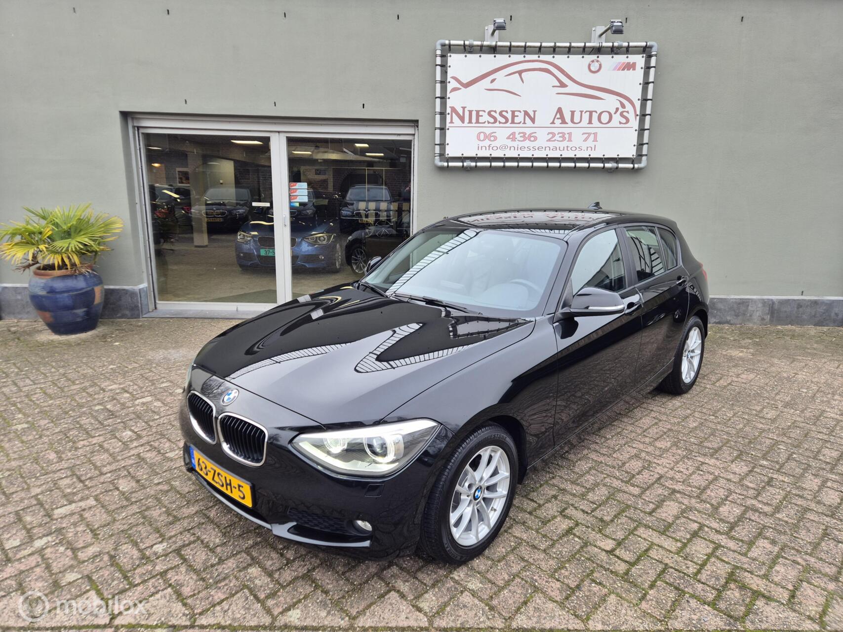 BMW 1er Reihe F20 114i Business+ Leder/Led/Navi/Nwe Ketting 2013 - voorkant