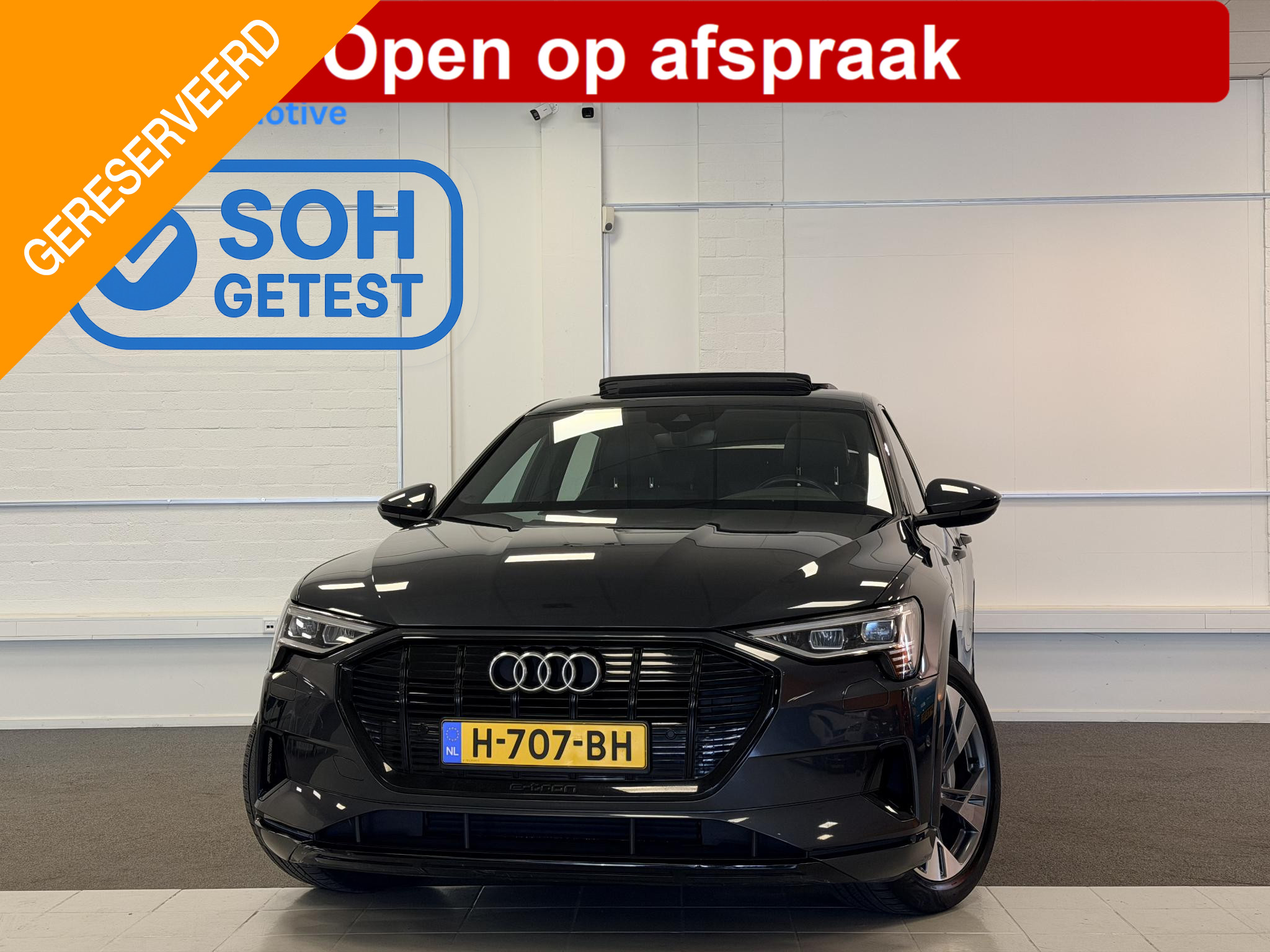 Audi E-tron 55 quattro advanced 2019 - voorkant
