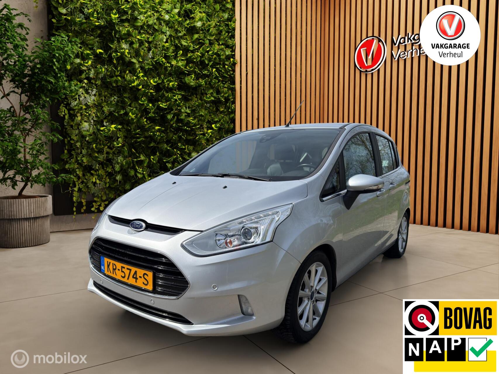 Ford B-max 1.0 EcoBoost Titanium Camera|leer|trekh 2016 - voorkant