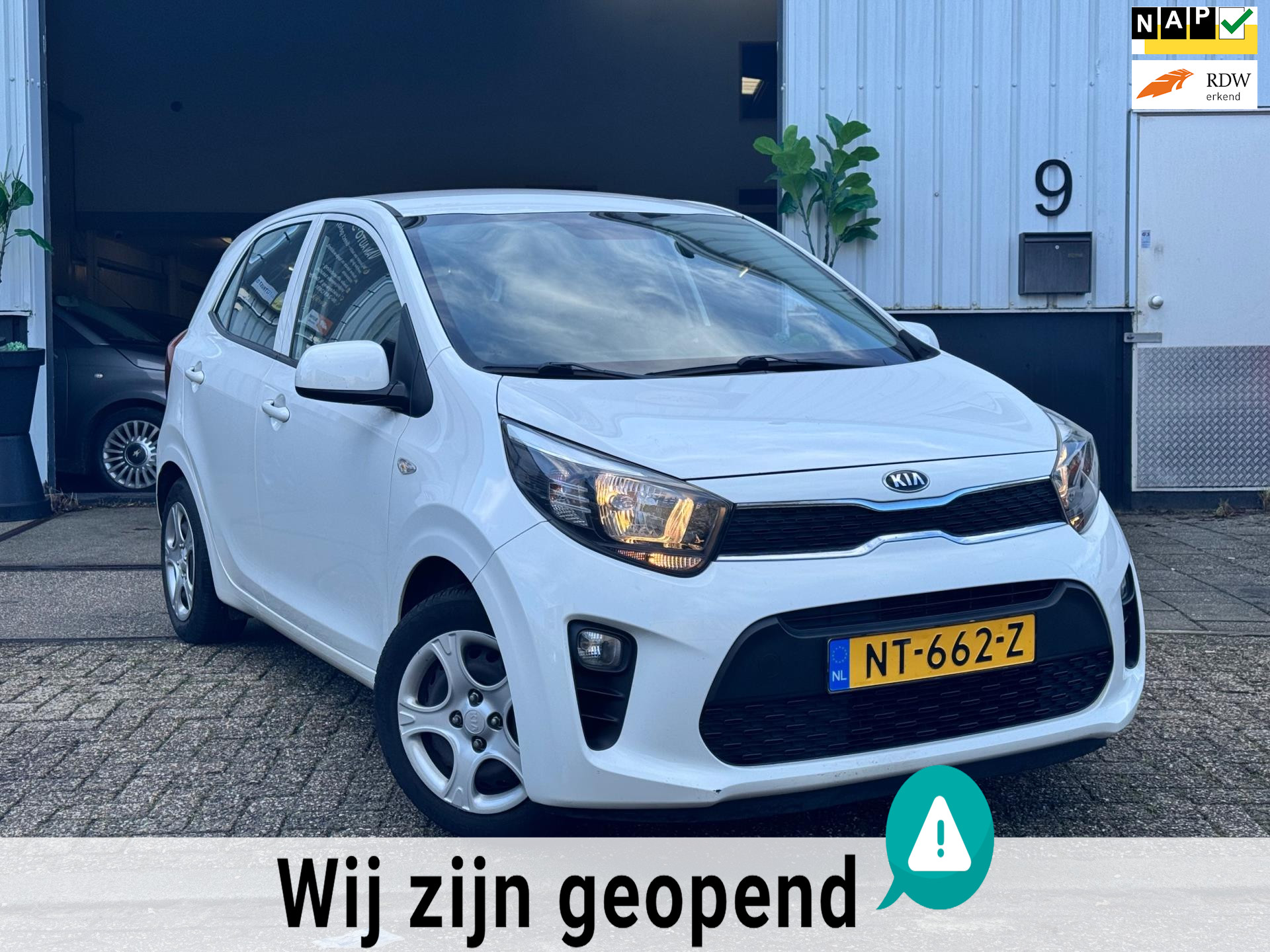 Kia Picanto 1.0 | CVVT | 4x Elek.ramen | AIRCO | NAP | NL | BOEKJES | 2017 - voorkant