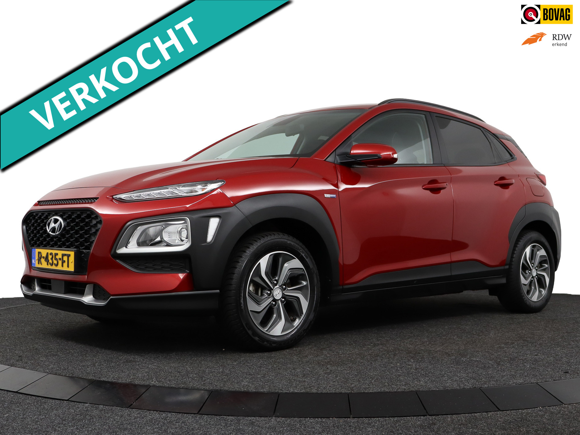 Hyundai Kona 1.6 GDI HEV Comfort Smart Trekhaak/Trekgew. 1300kg/Winterpakket/Camera 2020 - voorkant