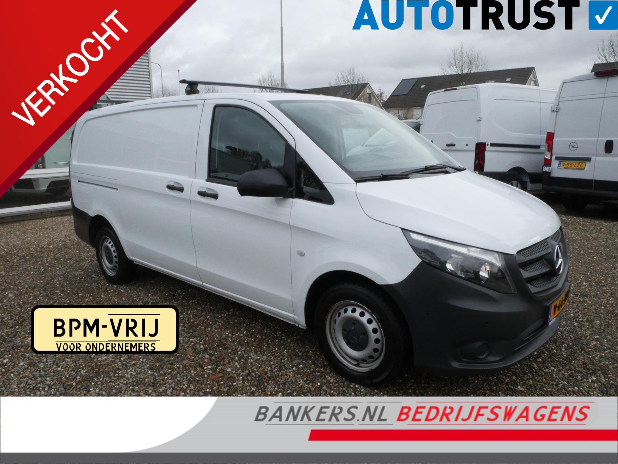 Mercedes-Benz Vito 114 CDI 140PK, L2, Automaat, Airco 2021 - voorkant