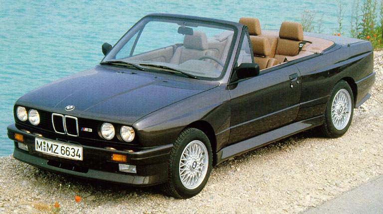 BMW 3-serie Cabrio 325i 1986 - voorkant
