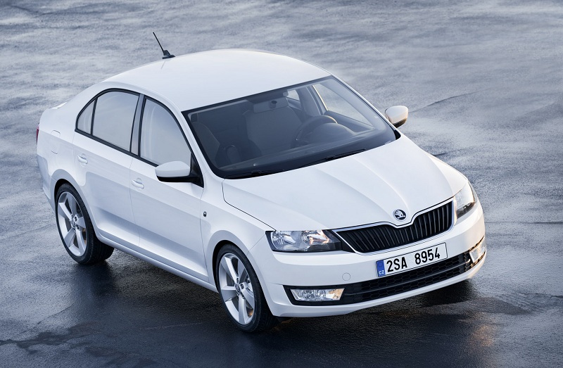 Skoda Rapid 1.2 TSI Greentech Ambition Businessline Plus 2013 - voorkant