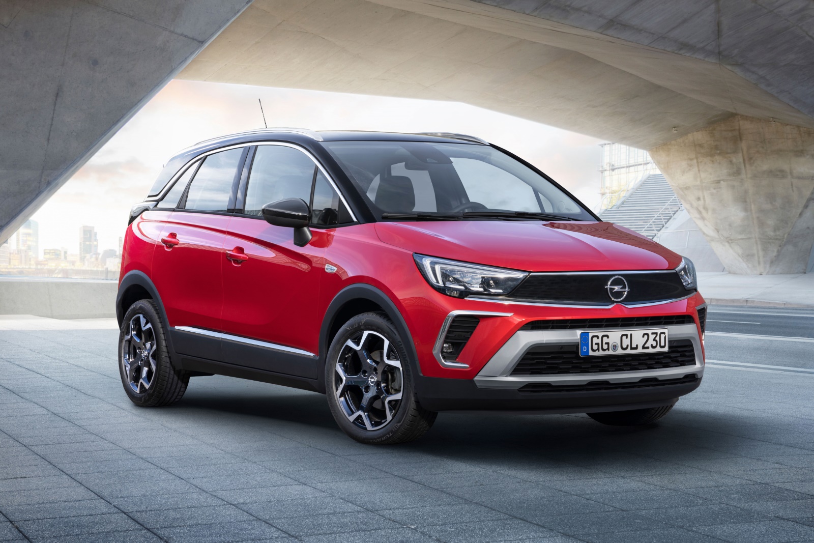 Opel Crossland 1.2 Turbo Elegance 2021 - voorkant