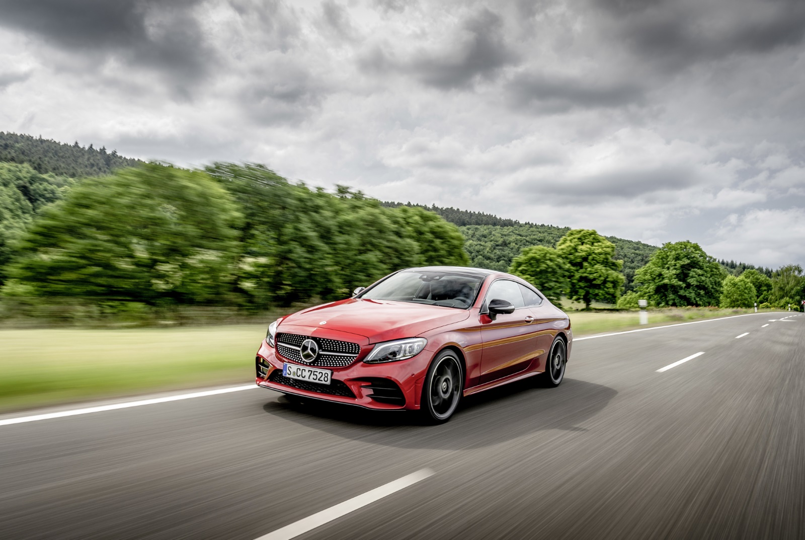 Mercedes-Benz C-klasse Coupé 220 d Premium Pack 2018 - voorkant