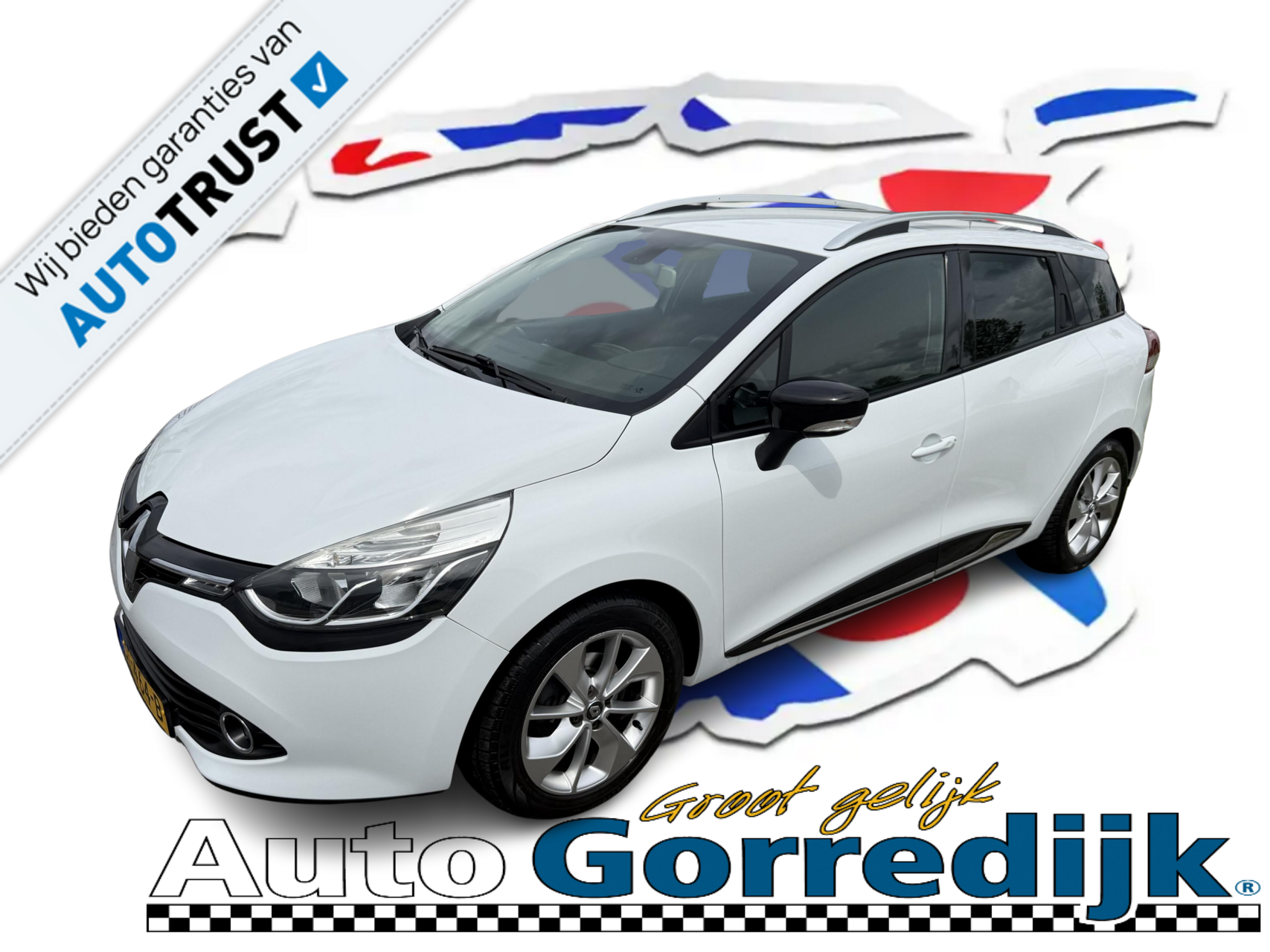 Renault Clio 1.2 Dynamique AUTOMAAT NAVI,CRUISE,PDC 2016 - voorkant