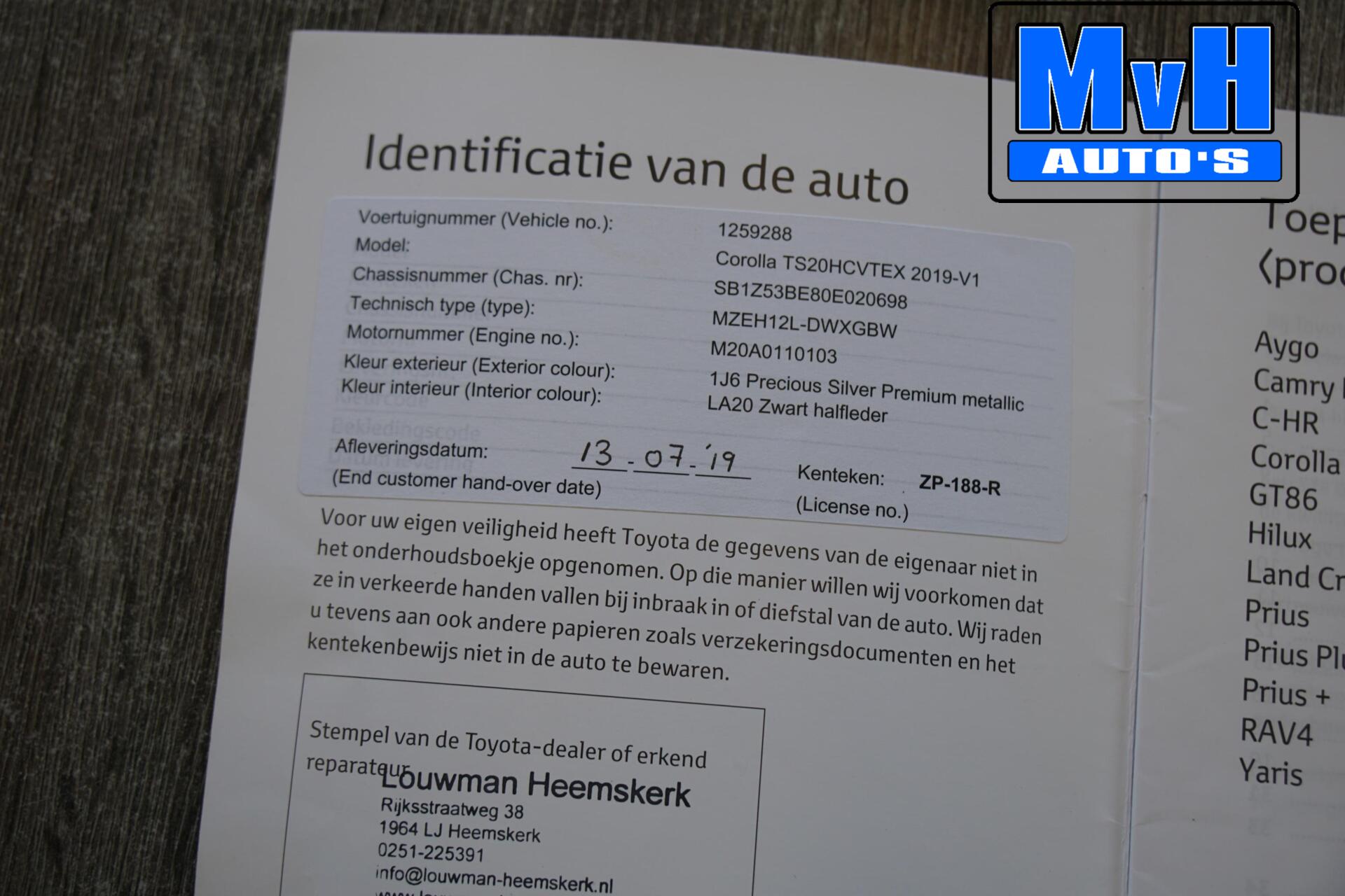 Foto van Toyota Toyota Corolla