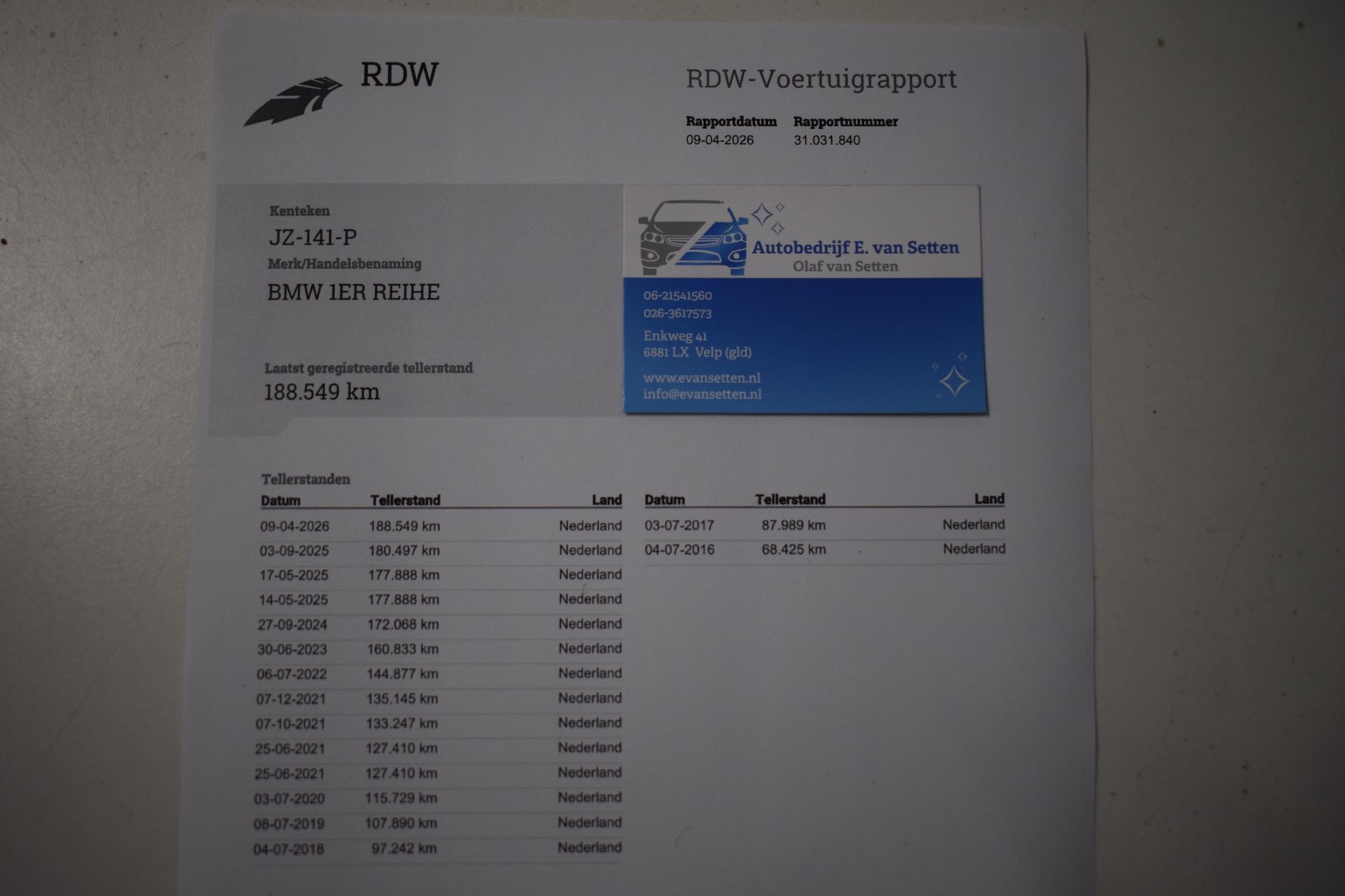 Foto van BMW 1er Reihe