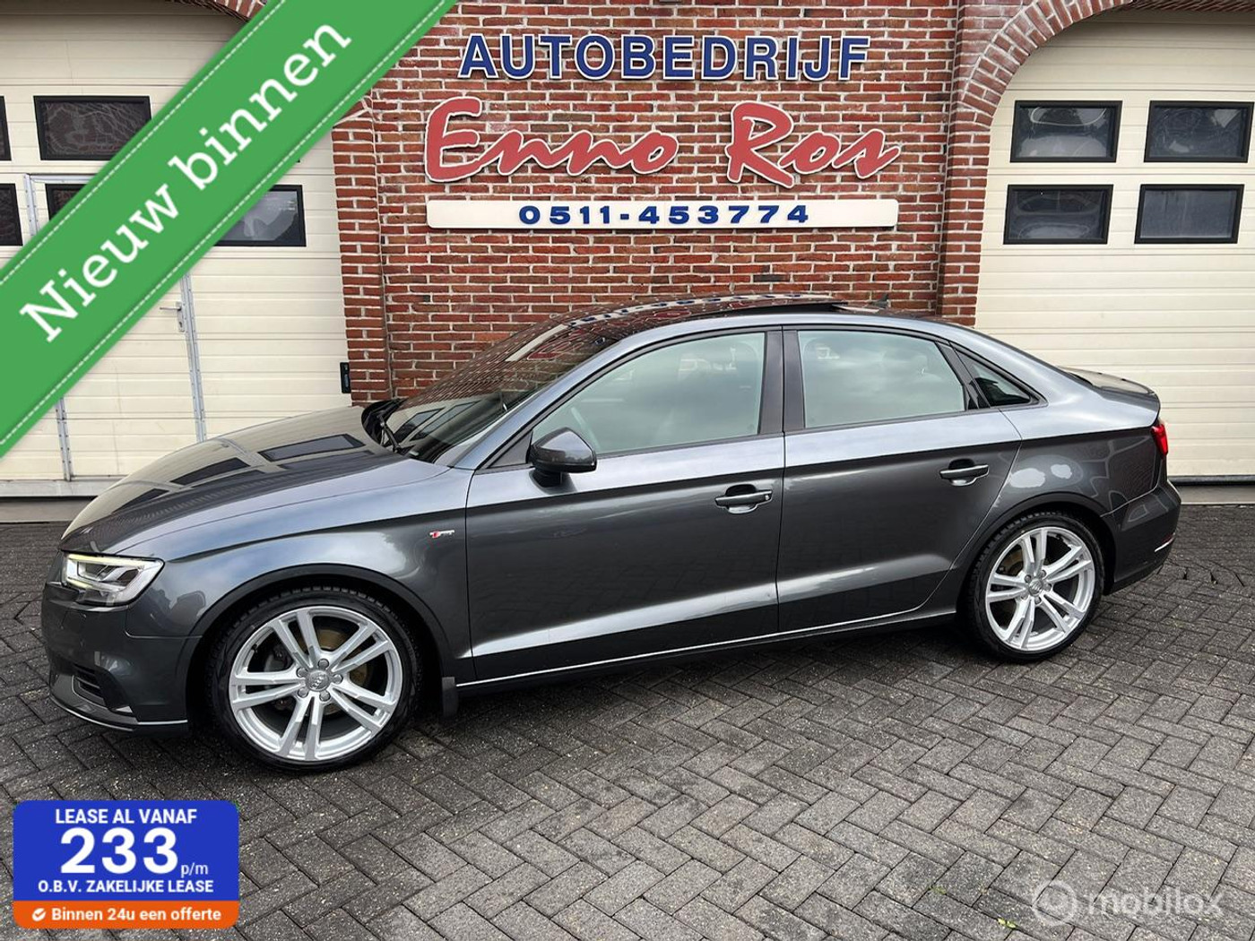 Audi A3 Limousine 35 TDI S-Line Ambition  Sport Pano,Standverw.Trekh.B&O 2020 - voorkant