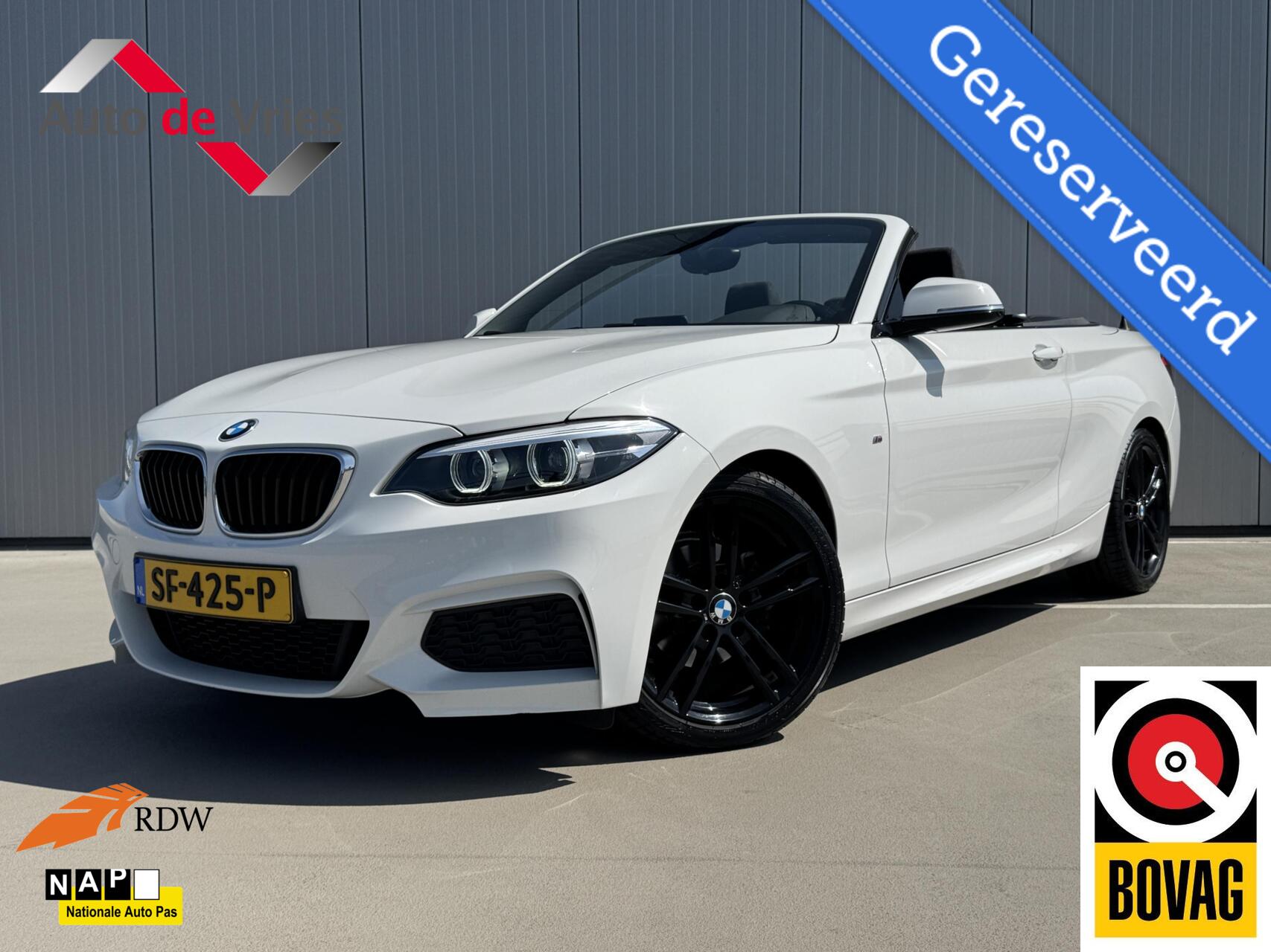 BMW 2-serie Cabrio 218i Executive M-Sport|Navi|NL-Auto 2018 - voorkant