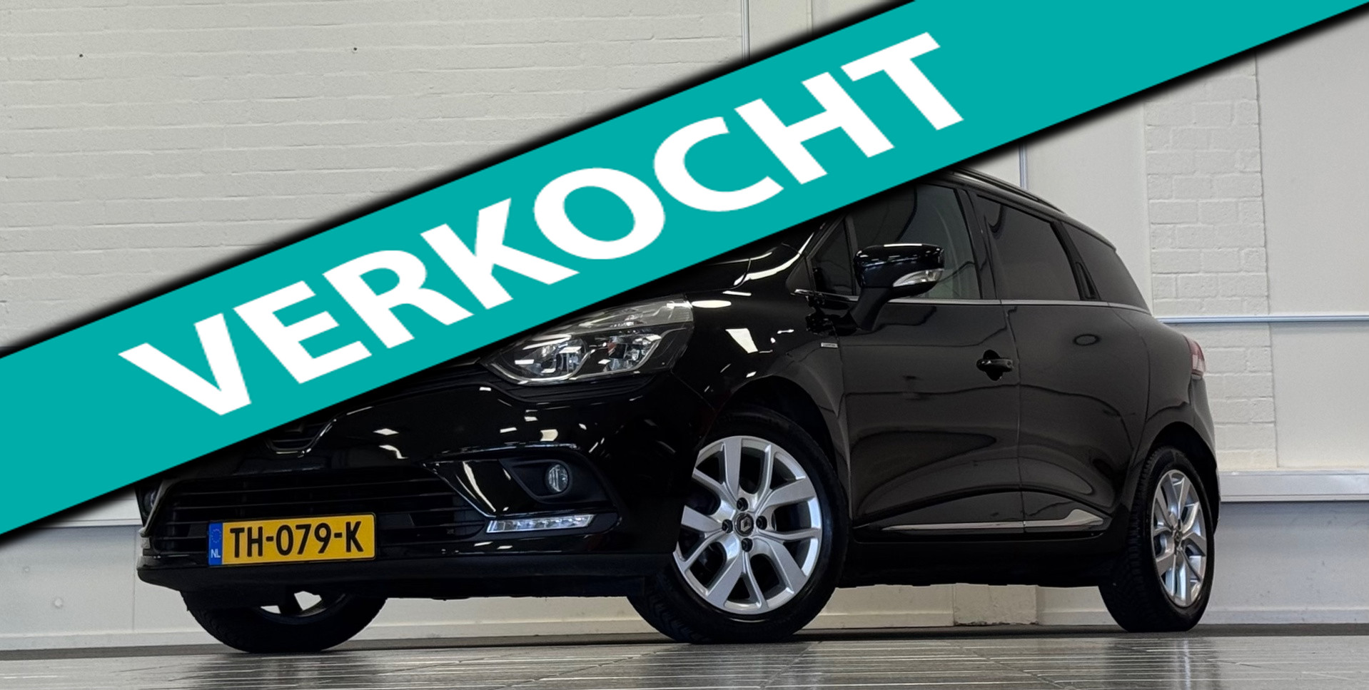 Renault Clio 0.9 TCe Limited 100% Onderhouden 3e Eigenaar Navigatie Garantie Mooi! 2018 - voorkant