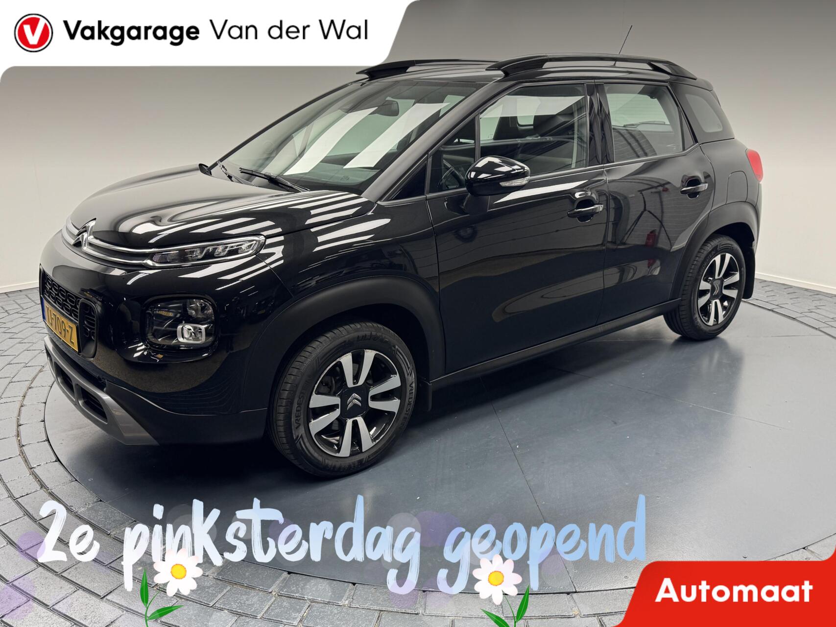 Citroen C3 Aircross 1.2i Automaat-Trekhaak-Navigatie-Cr.contr-Clima-Carplay-Parkeersensoren-Lm16''velgen 2018 - voorkant