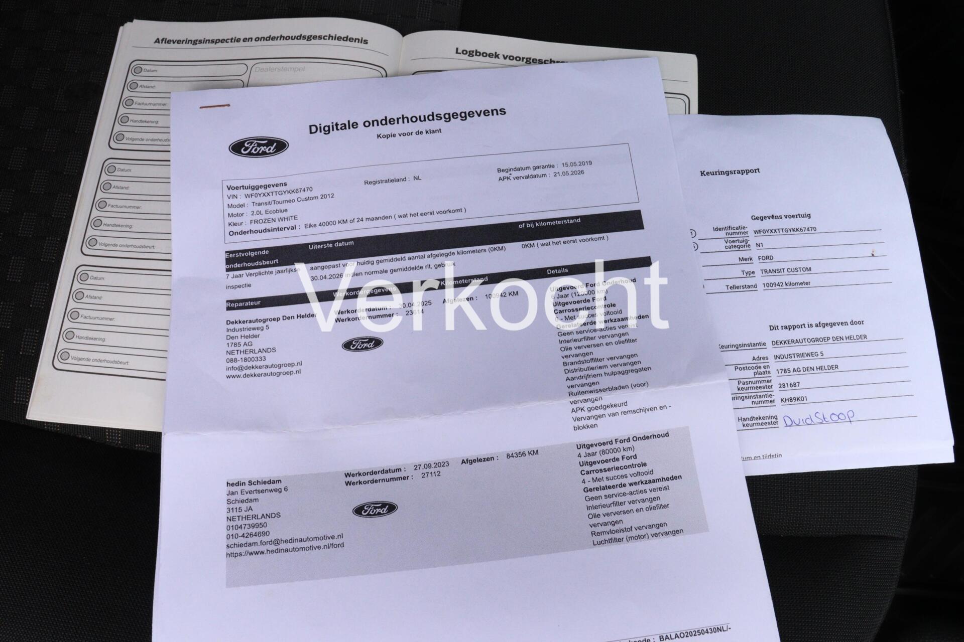 Foto van Ford Transit Custom