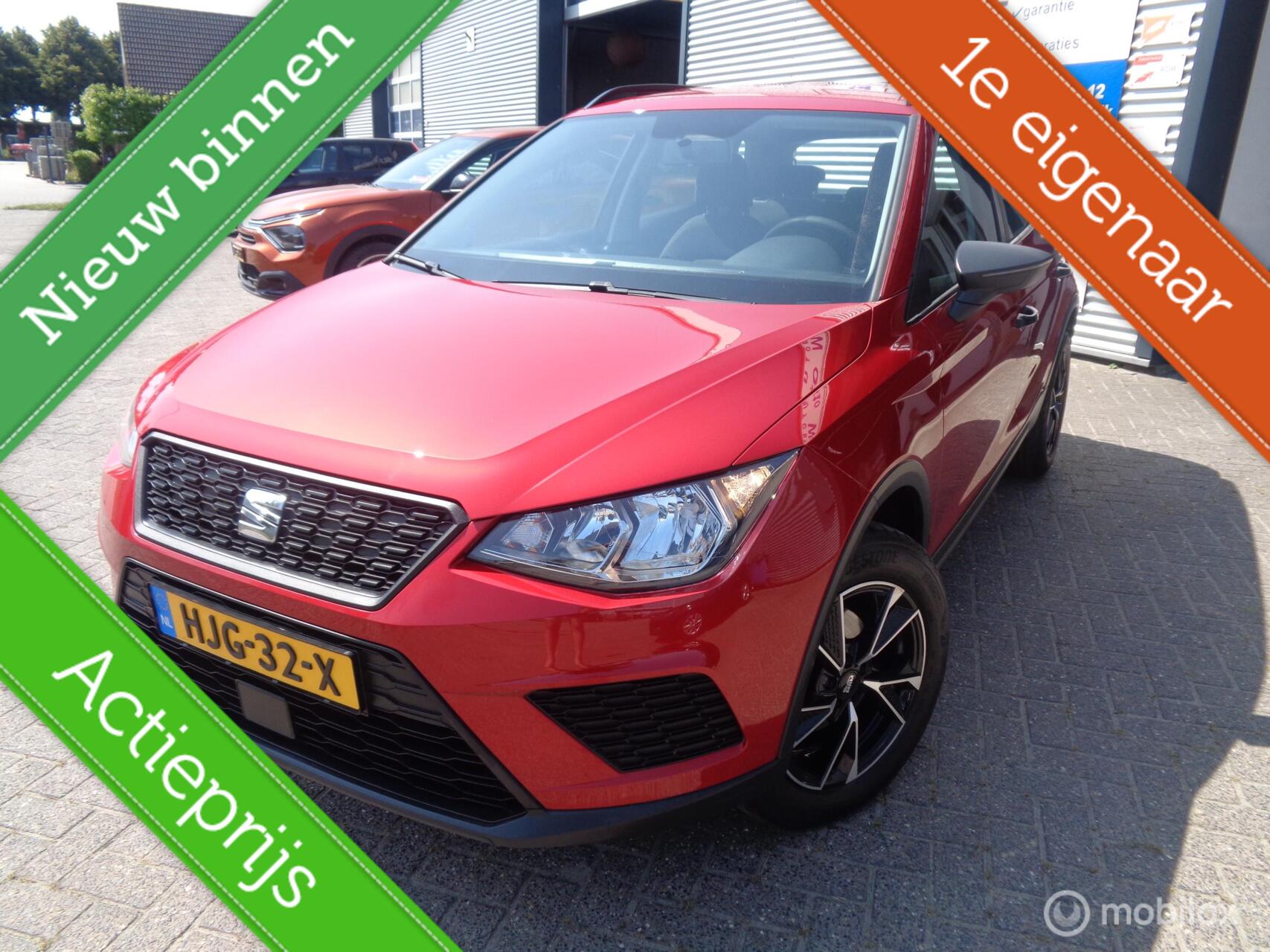 Seat Arona 1.0 TSI Reference/Airco/Lm velgen/Carplay/1st eig/Slechts 79000km/Zuinig in verbruik 2019 - voorkant