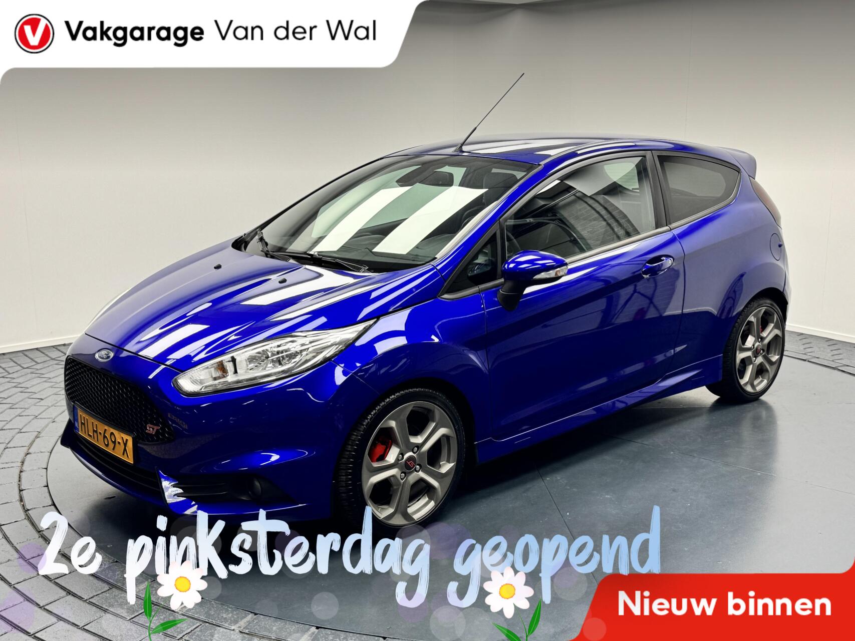 Ford Fiesta 1.6i ST2 182PK Clima-Stoelverwarming-Leder-Lm17''velgen-Elek.ramen-Elek.spiegels 2013 - voorkant