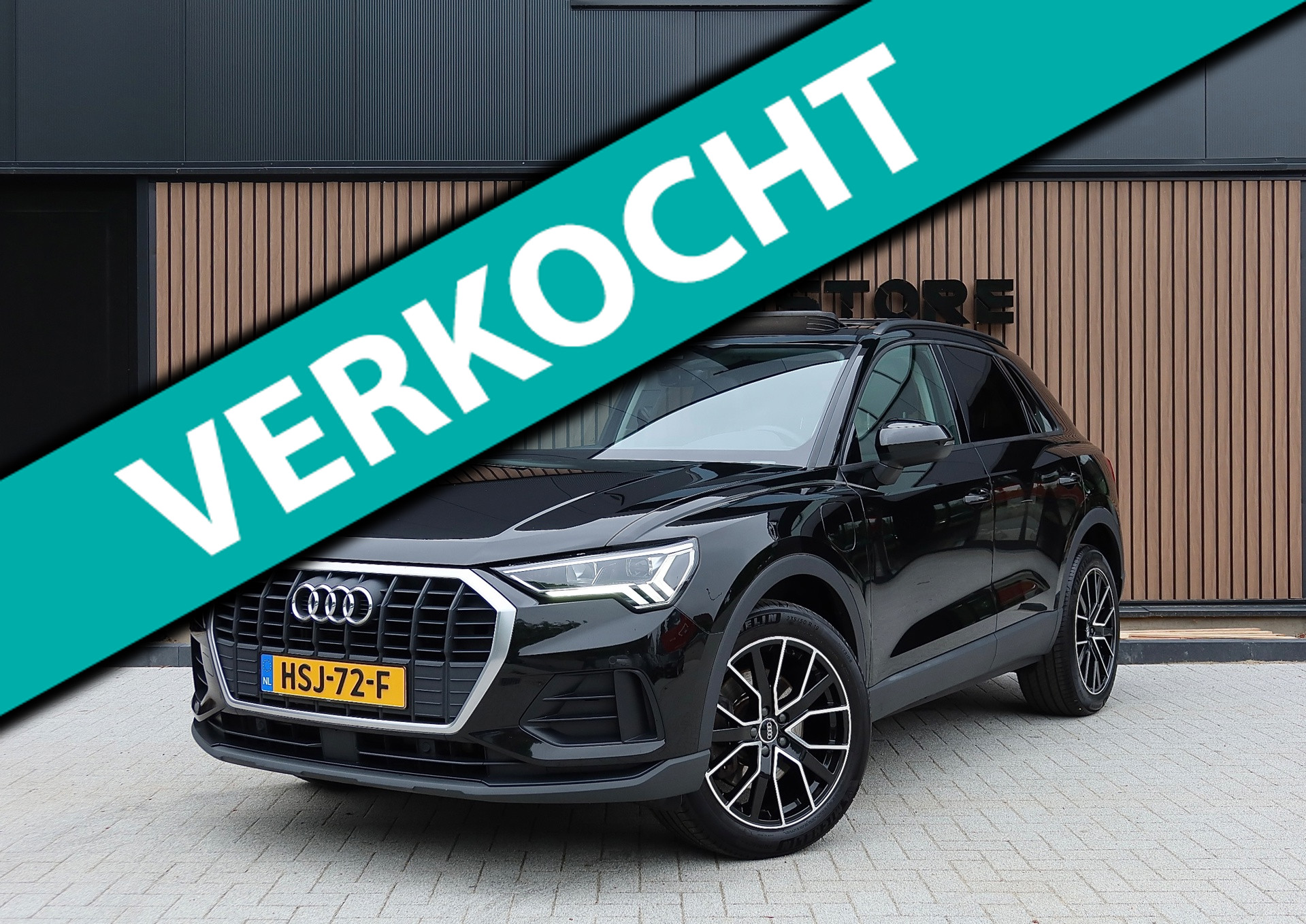 Audi Q3 E-tron 45 TFSI e S edition PANO AUTOMAAT LEER CAMERA 2021 - voorkant