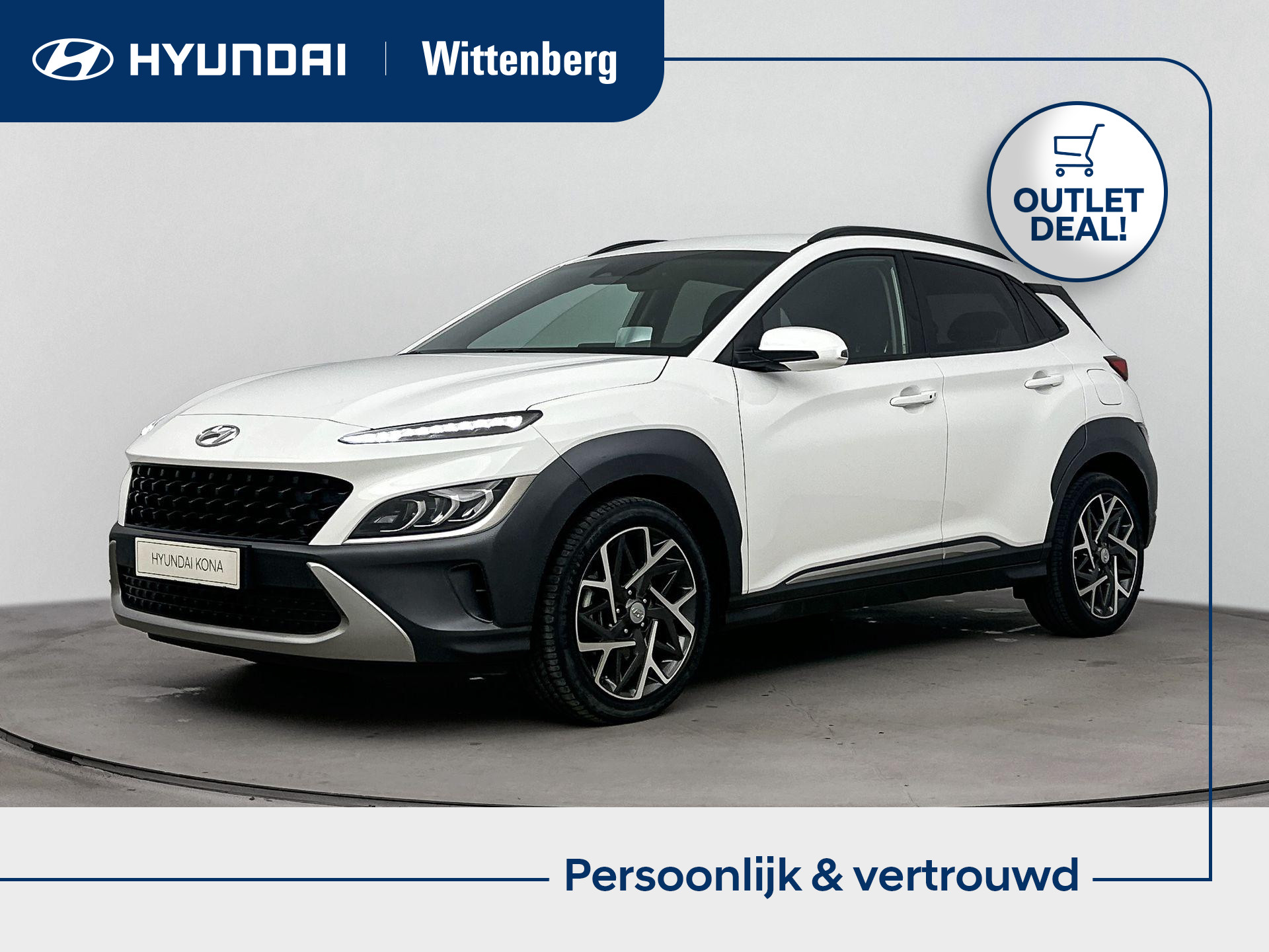 Hyundai Kona 1.6 GDI HEV FASHION DESIGN 2023 - voorkant
