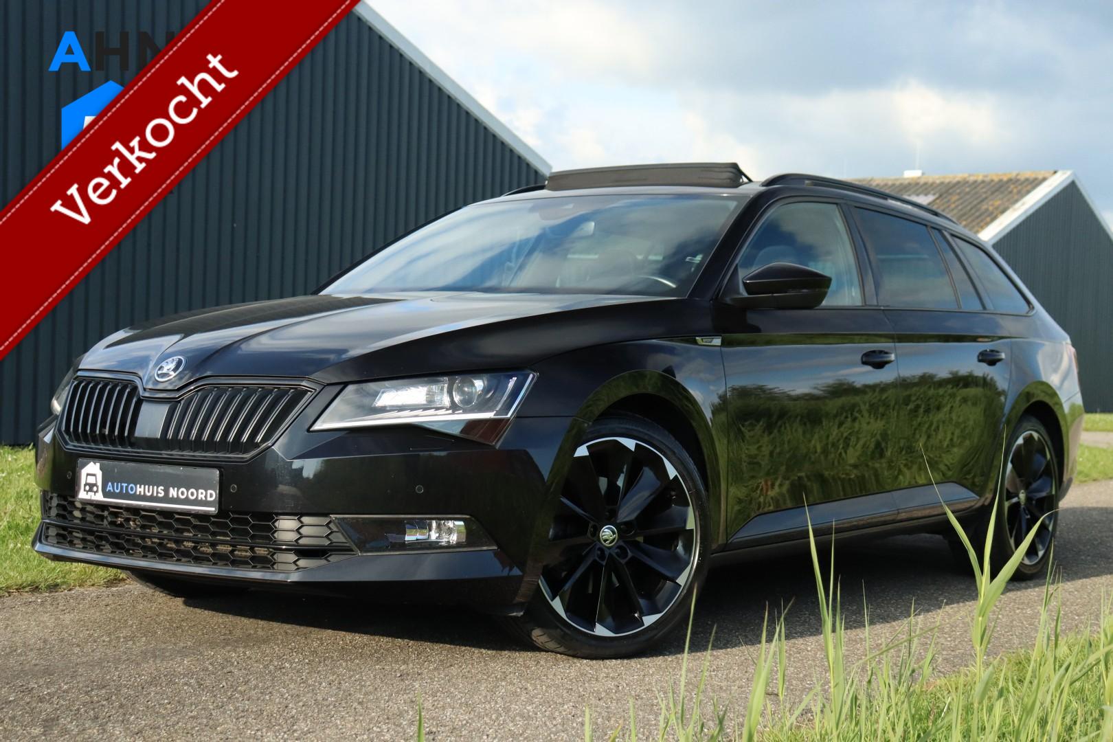 Skoda Superb 1.5 TSI / 150 PK / DSG / Sportline / Pano / Black Edition / Virtual Cockpit / Camera / Adaptieve Cruise Control / 19"! 2019 - voorkant