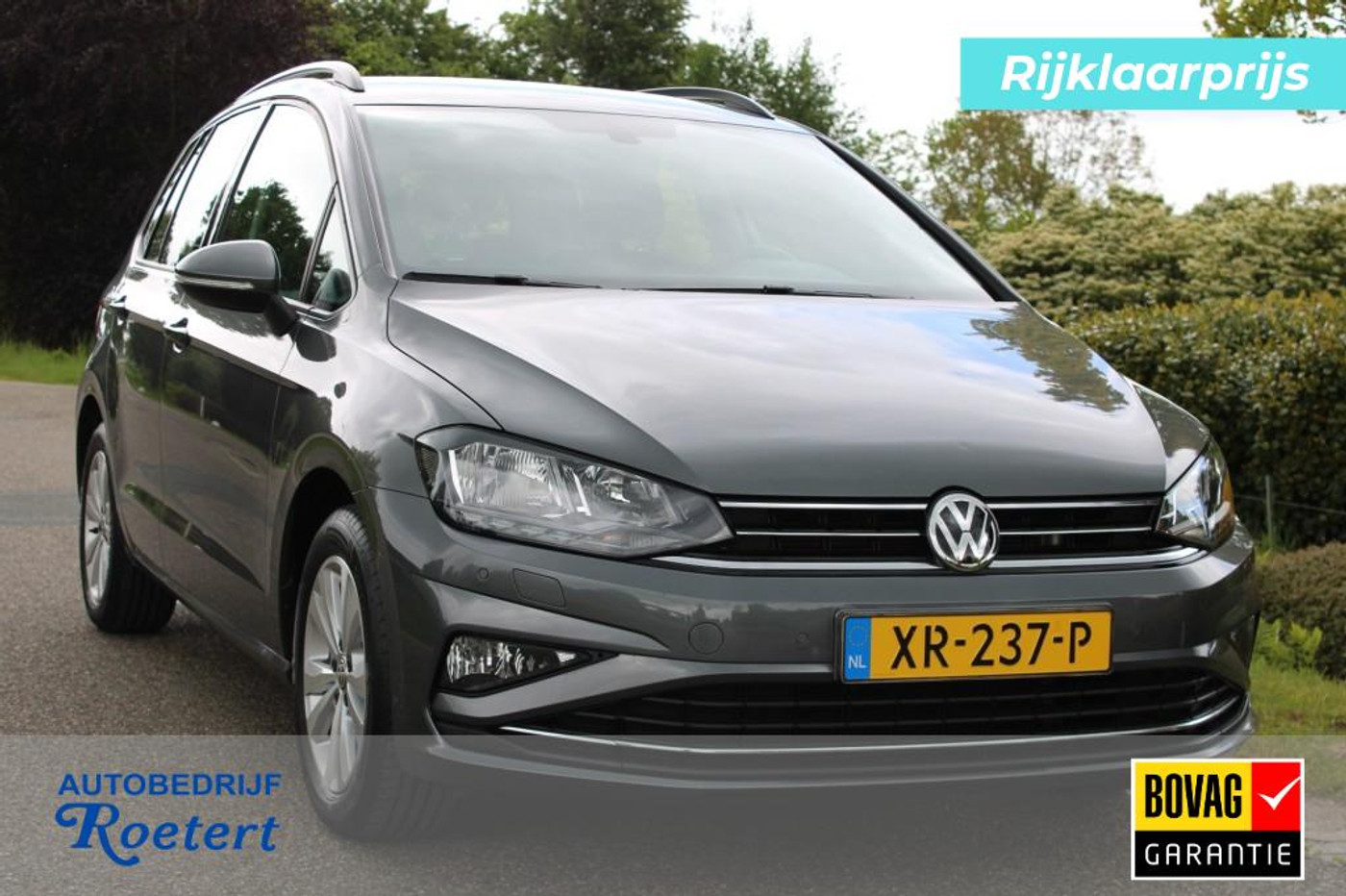 Volkswagen Golf Sportsvan 1.0 TSI 110pk Comfortline ECC/ACC/Camera/Trekhaak/CarPlay/Android 2018 - voorkant