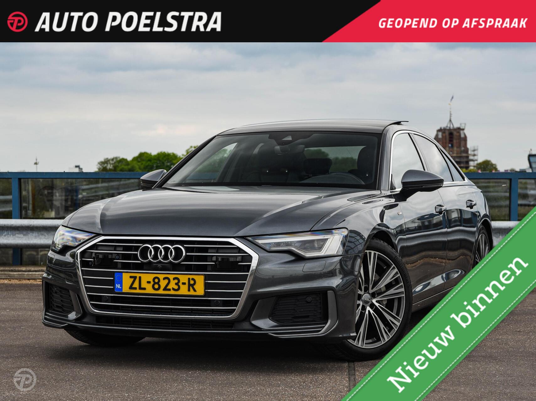 Audi A6 Limousine 45 TFSI Sport S line edition | Panoramadak | ACC | B&O | Matrix LED | 360 Camera | Memory | Leder | Sfeerverlichting | 20" | 1ste Eig. | Dealeronderhouden 2019 - voorkant