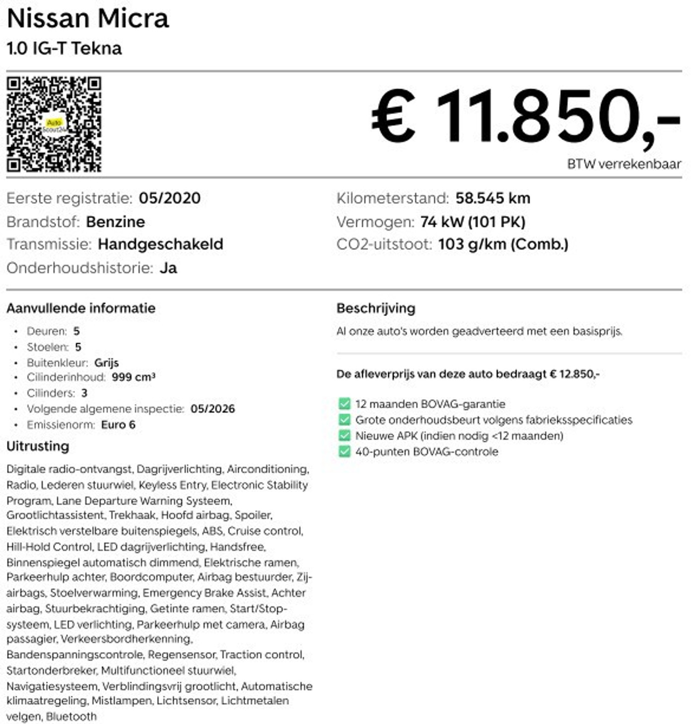 Foto van Nissan Nissan Micra