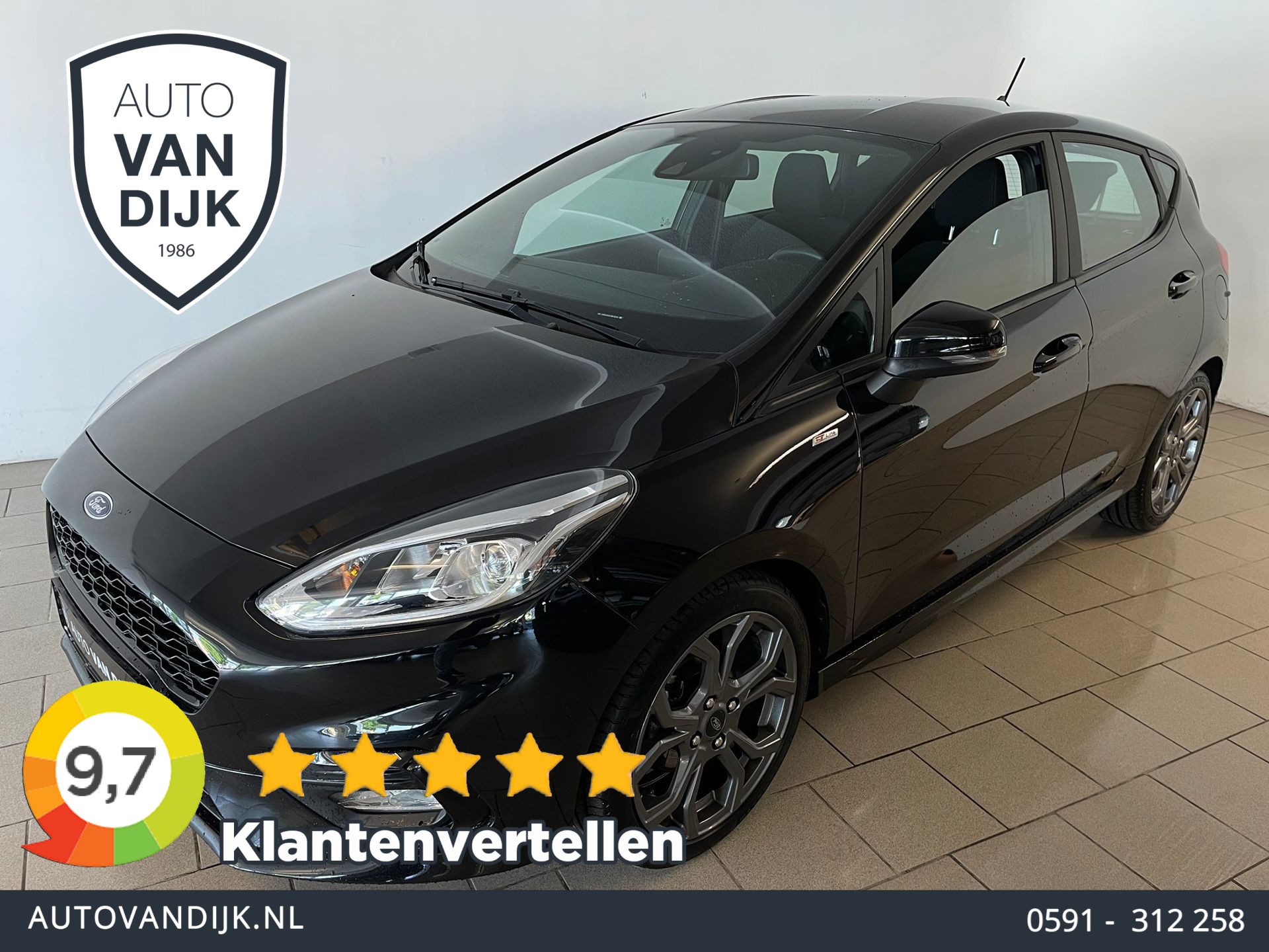 Ford Fiesta 1.0 EcoBoost ST-Line 2021 - voorkant