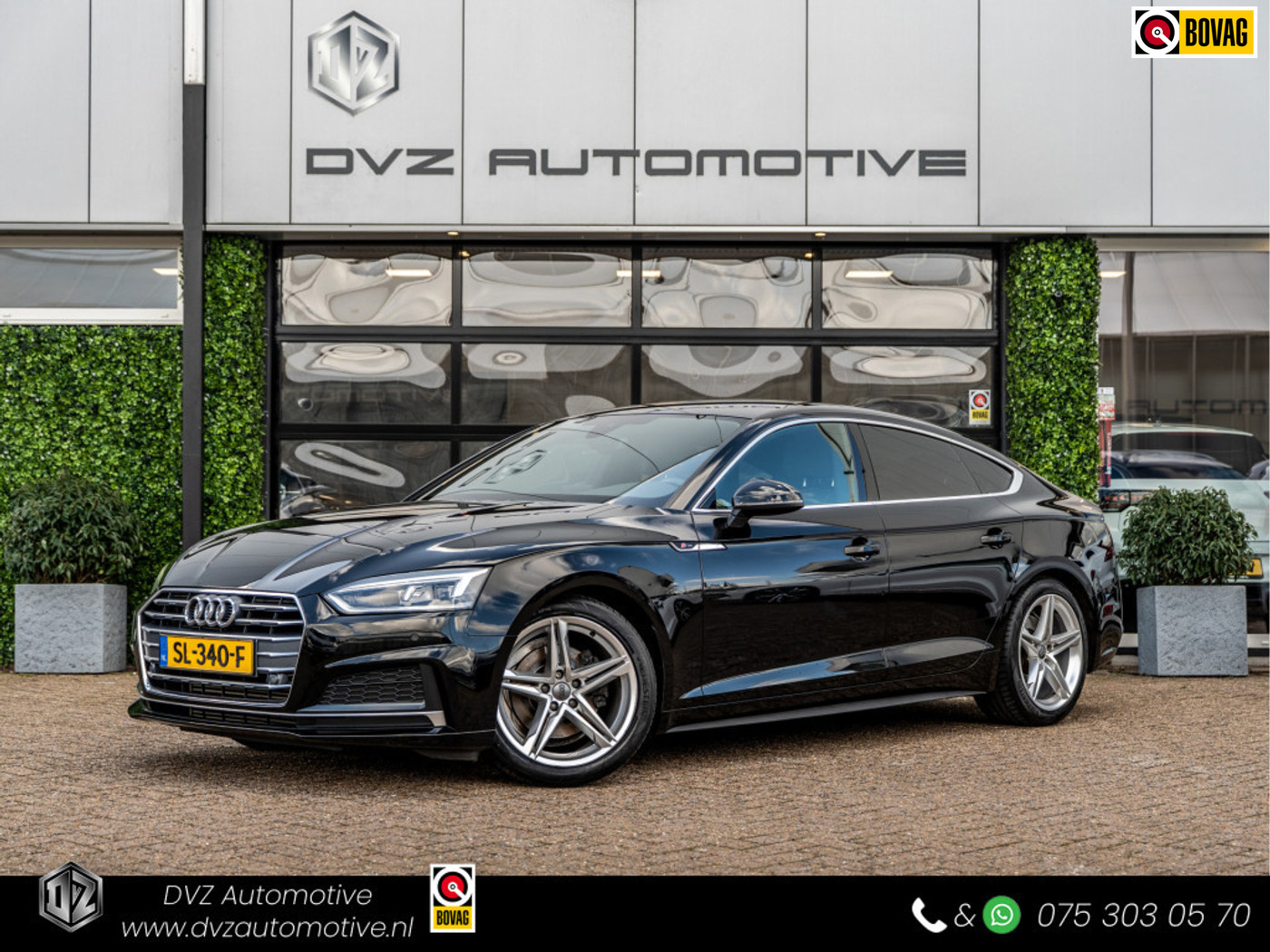 Audi A5 Sportback 2.0 TFSI MHEV Sport S-line Edition 2018 - voorkant