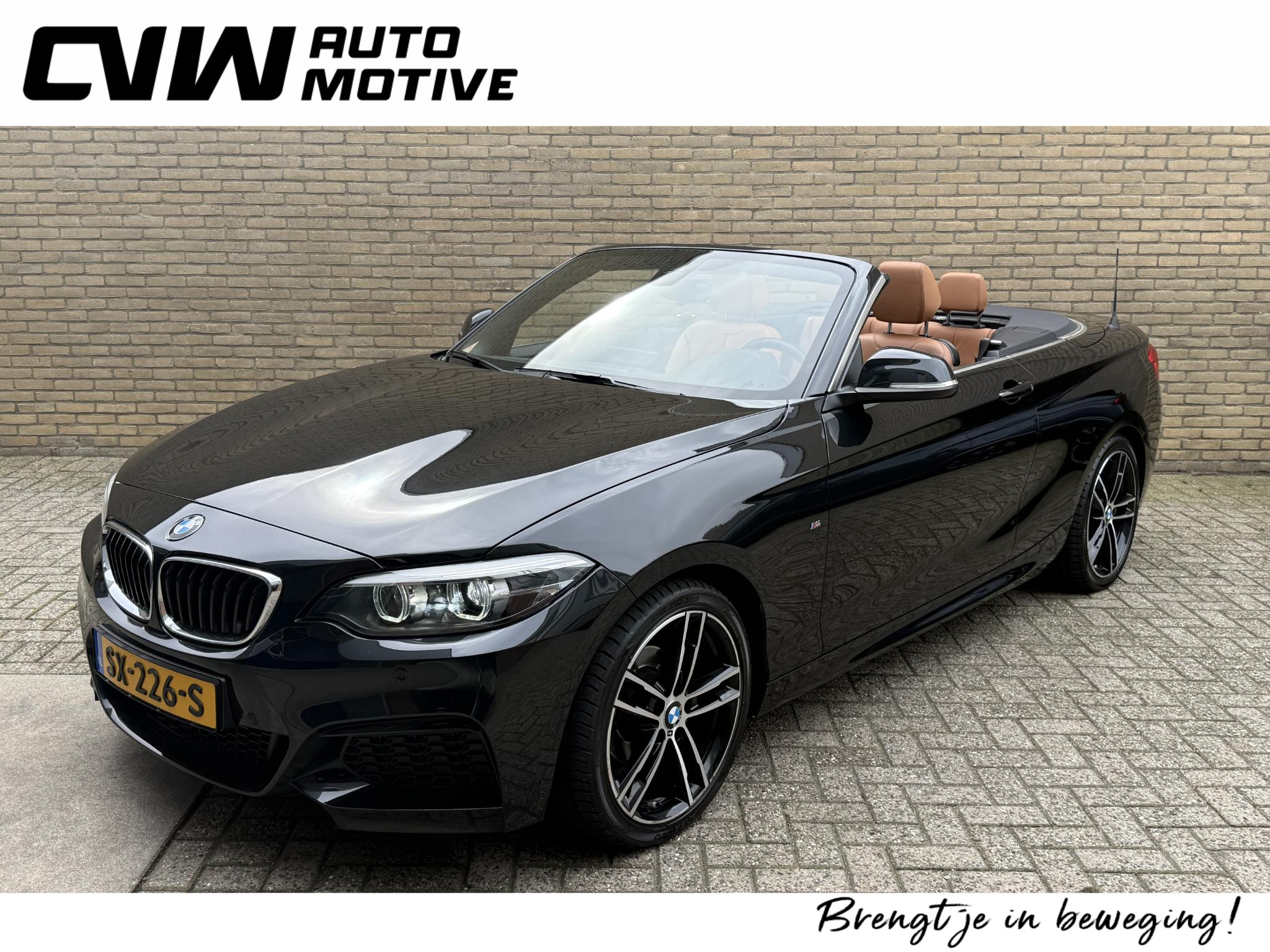 BMW 2-serie Cabrio Cabrio 218i High Executive M-pakket | Leder | 2018 - voorkant