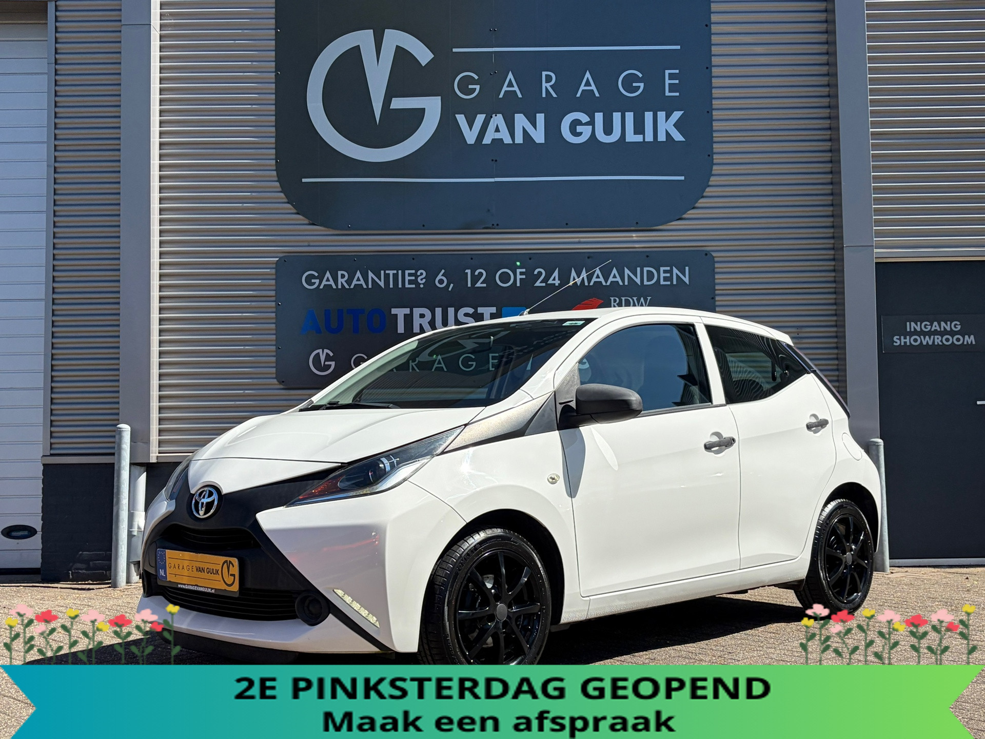 Toyota Toyota Aygo 1.0 VVT-i x 69PK Airco,Isofix,Bluetooth,ElektrRamen,Multi-Stuur,Radio/Cd-Speler,Lmv,Usb,Led 2015 - voorkant