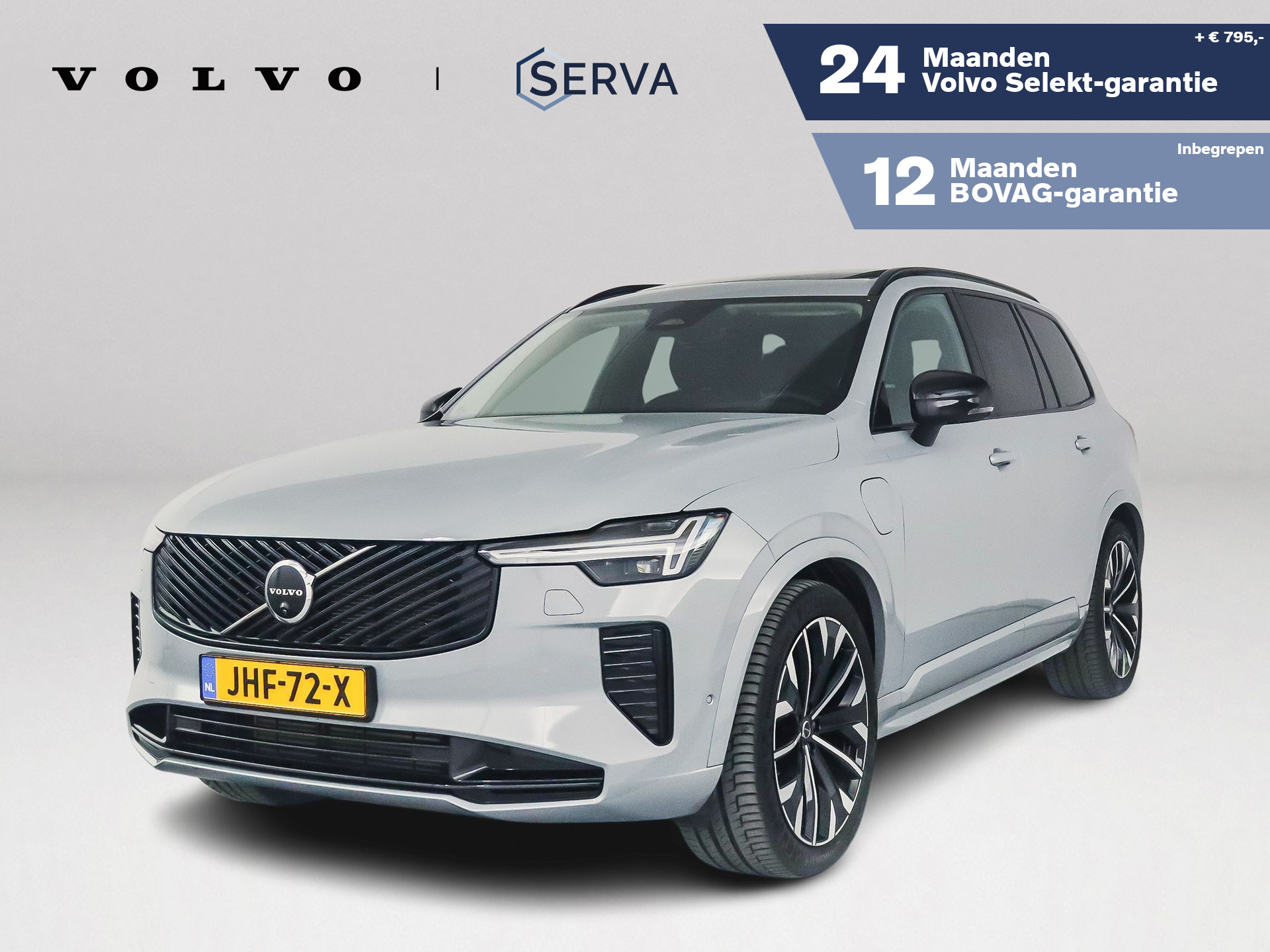 Volvo Xc90 T8 Plug-in hybrid AWD Ultra Dark | Panoramadak | 360° camera | Luchtvering | Head-up display | Harman Kardon | Stoel- en Stuurverwaring | Trekhaak 2025 - voorkant