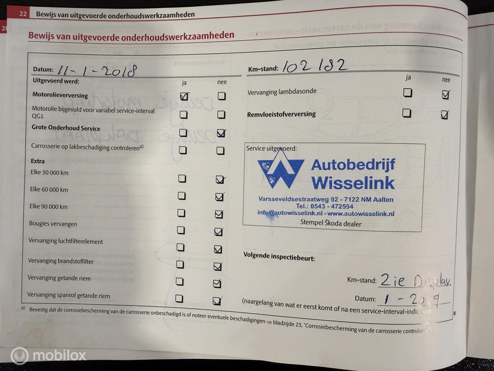 Foto van Skoda Octavia