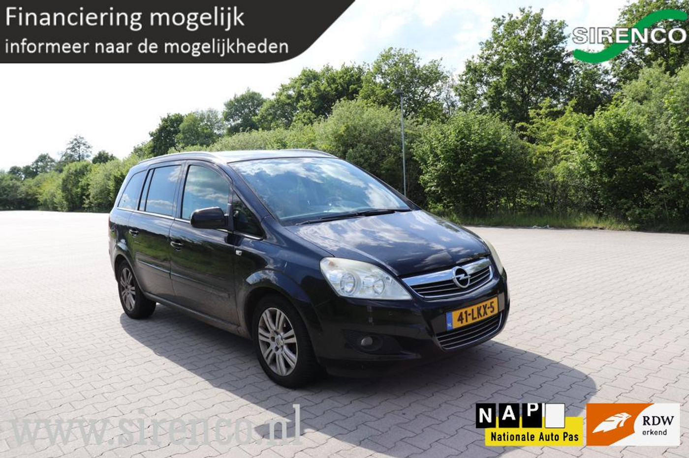Opel Zafira 1.8 Cosmo | deels leder | 7 zitter | lichte zijschade | inruilkoopje | 2010 - voorkant