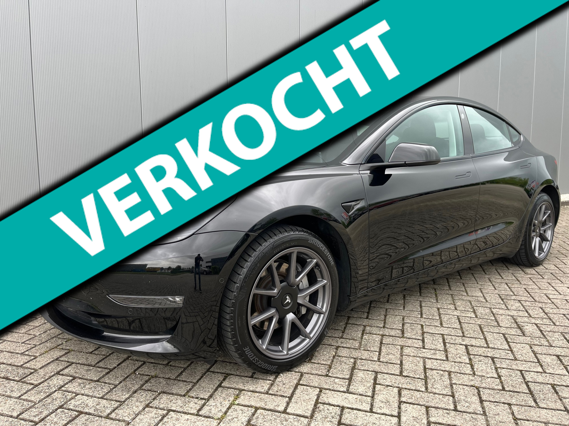 Tesla Model 3 Long Range AWD 75 kWh/ SOH 91.4 %/ 19421 netto 2021 - voorkant