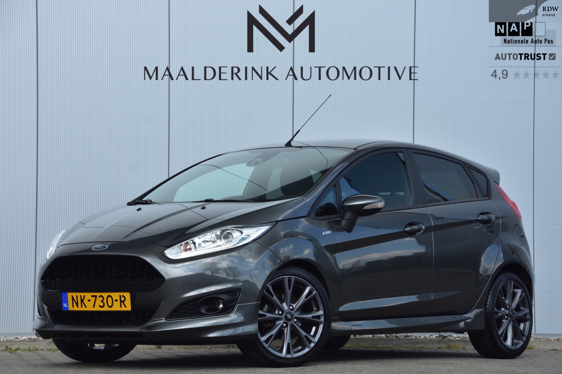 Ford Fiesta 1.0 EcoBoost ST Line NAP, Camera, Navi, Led, Airco 2017 - voorkant