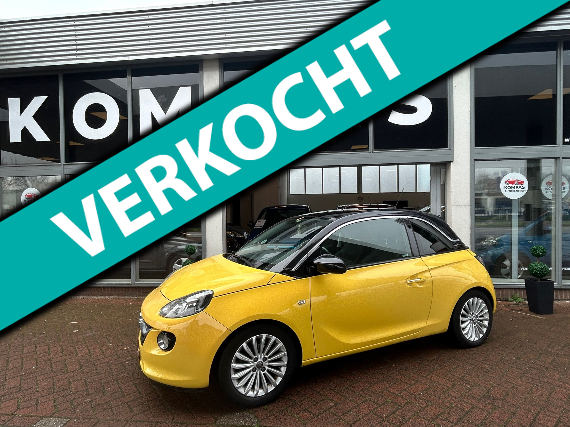 Opel Adam 1.2 |CARPLAY|APK|PANO|WEINIG KM|AIRCO|MULTI STUURWIEL|CRUISECONTROL|1EIG|PARKEERSENSOREN 2016 - voorkant